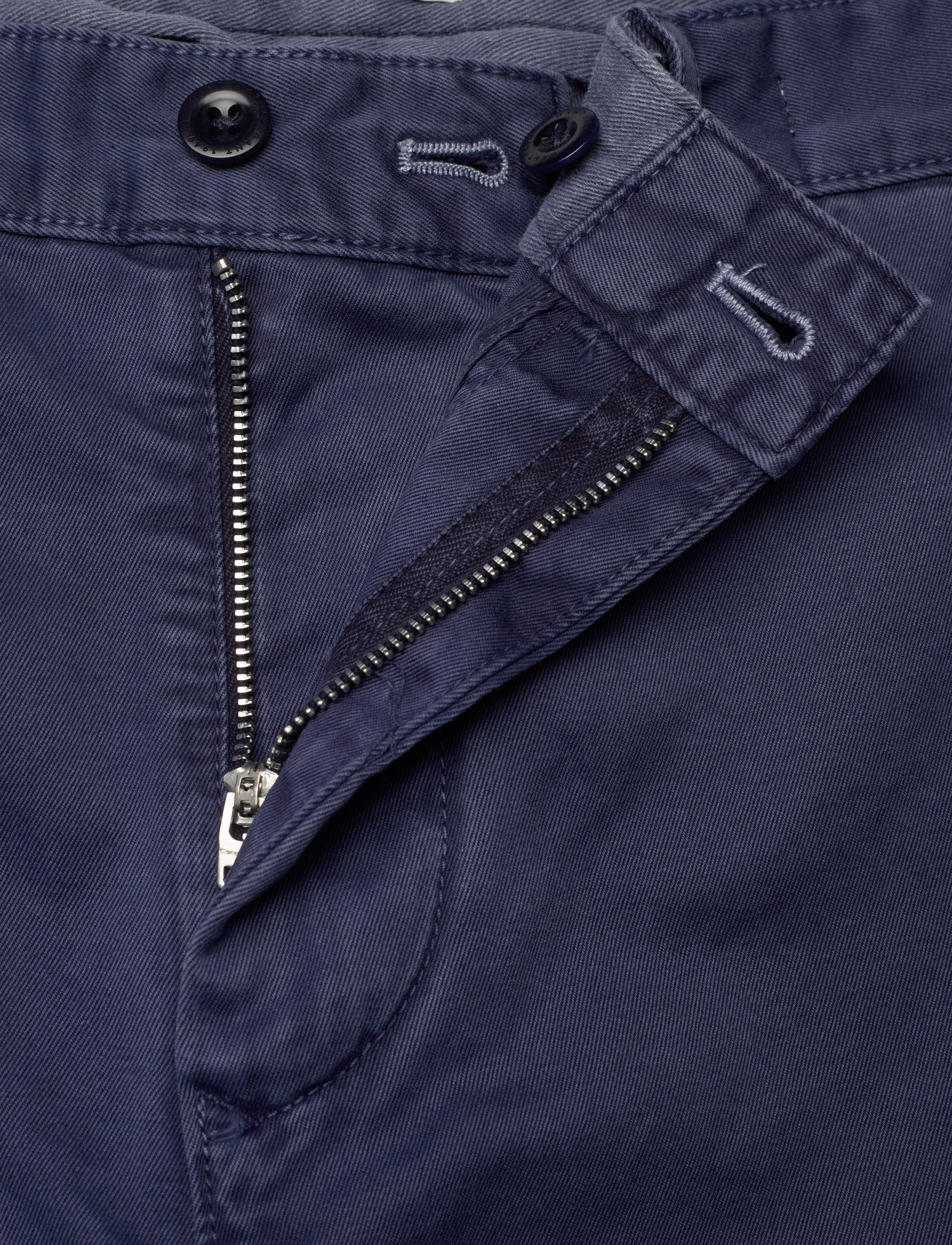 GANT - REG TWILL CHINO - marine - 3