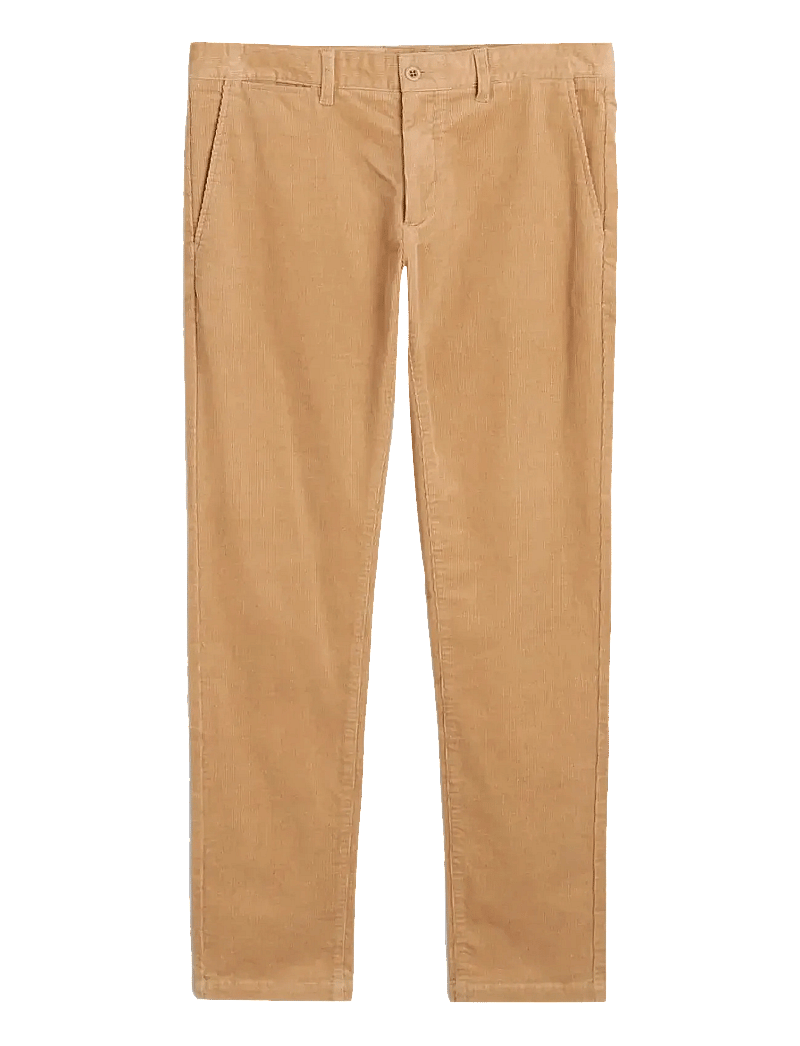 GANT - SLIM CORD CHINOS - chinosy - dark khaki - 1