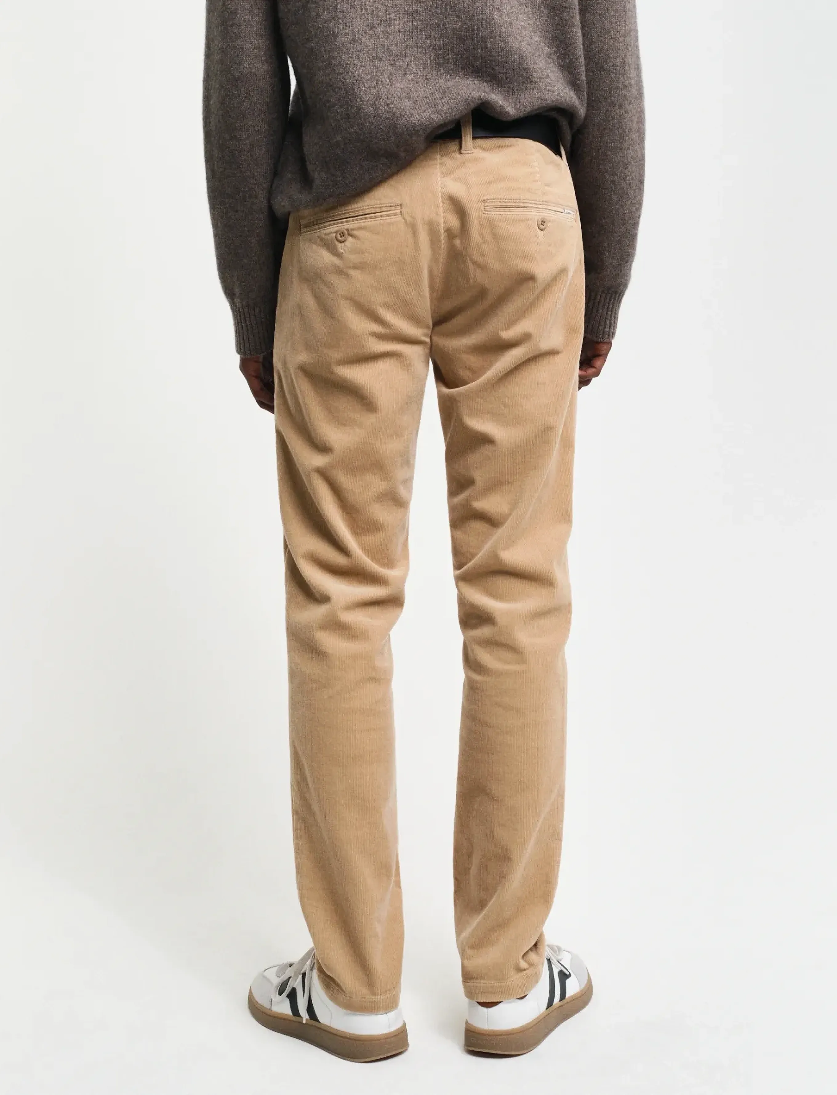 Gant - SLIM CORD CHINOS - pantalons chino - dark khaki - 2