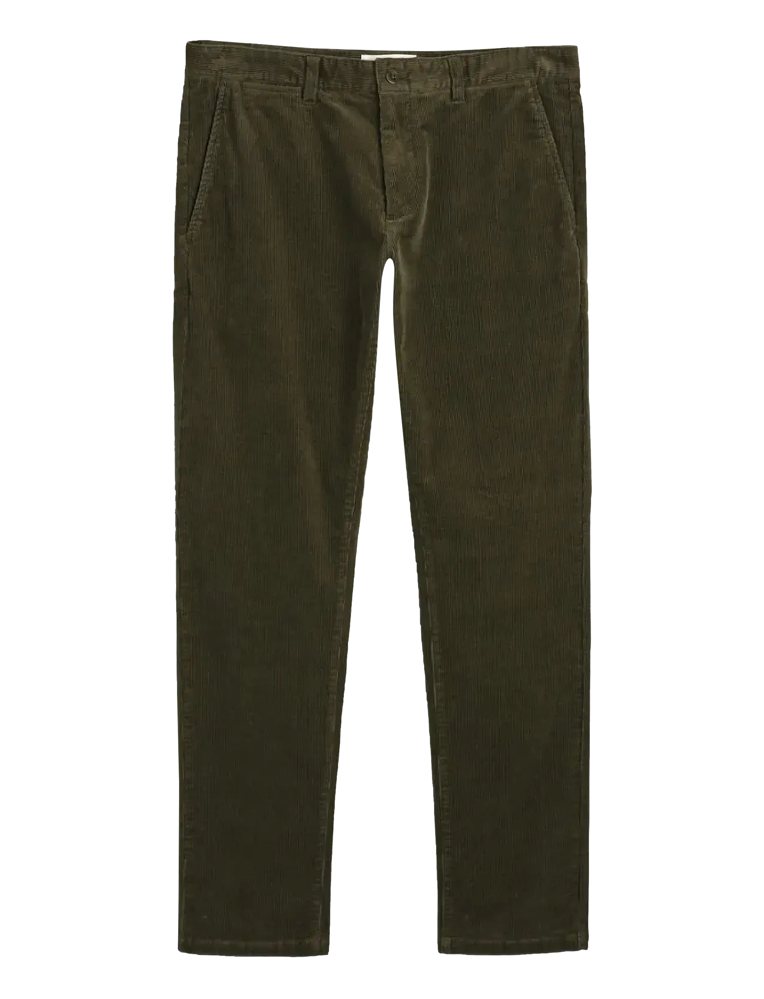 SLIM CORD CHINOS - DARK SAGE