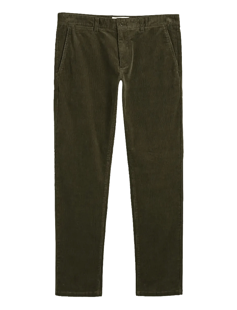 GANT - SLIM CORD CHINOS - chino püksid - dark sage - 1