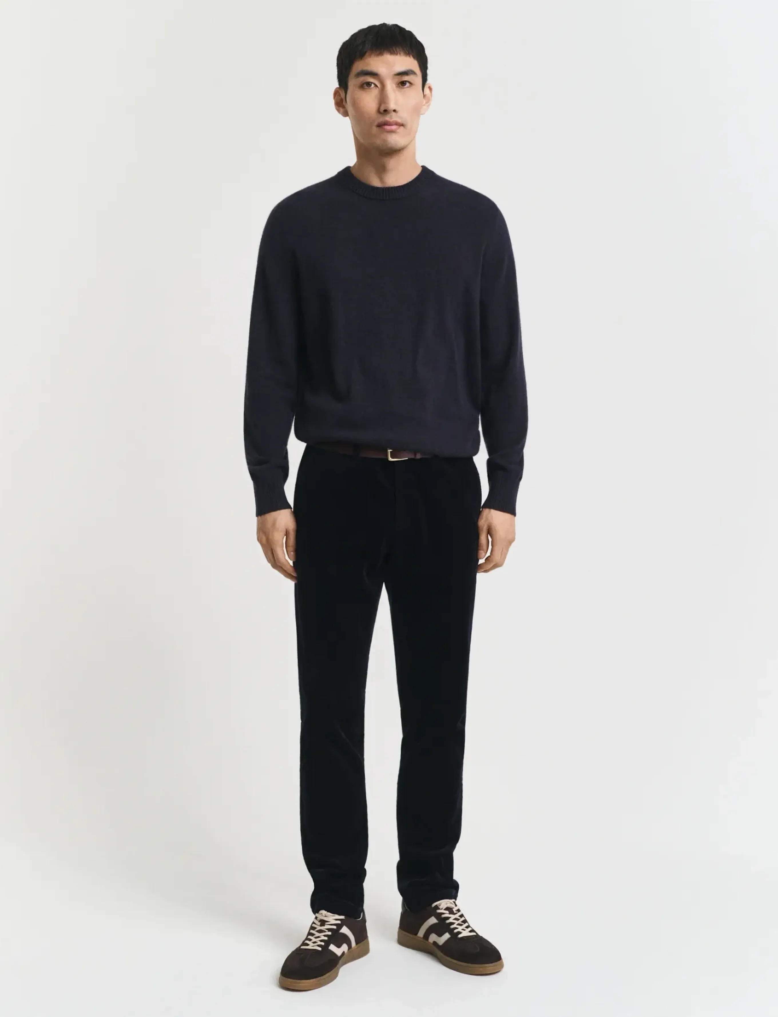 GANT SLIM CORD CHINOS - Chinos - EVENING BLUE / navy