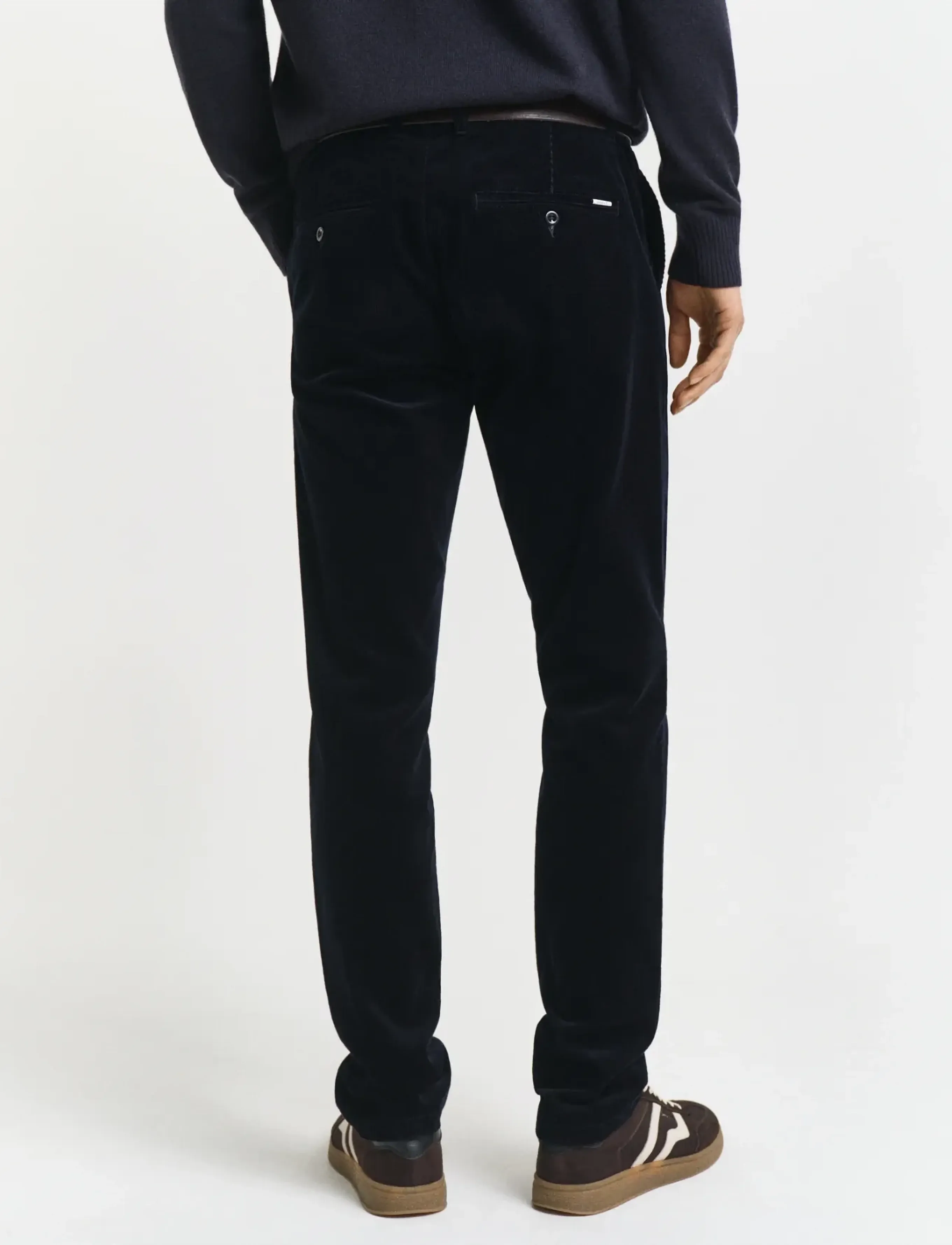 Gant - SLIM CORD CHINOS - chinos - evening blue - 2