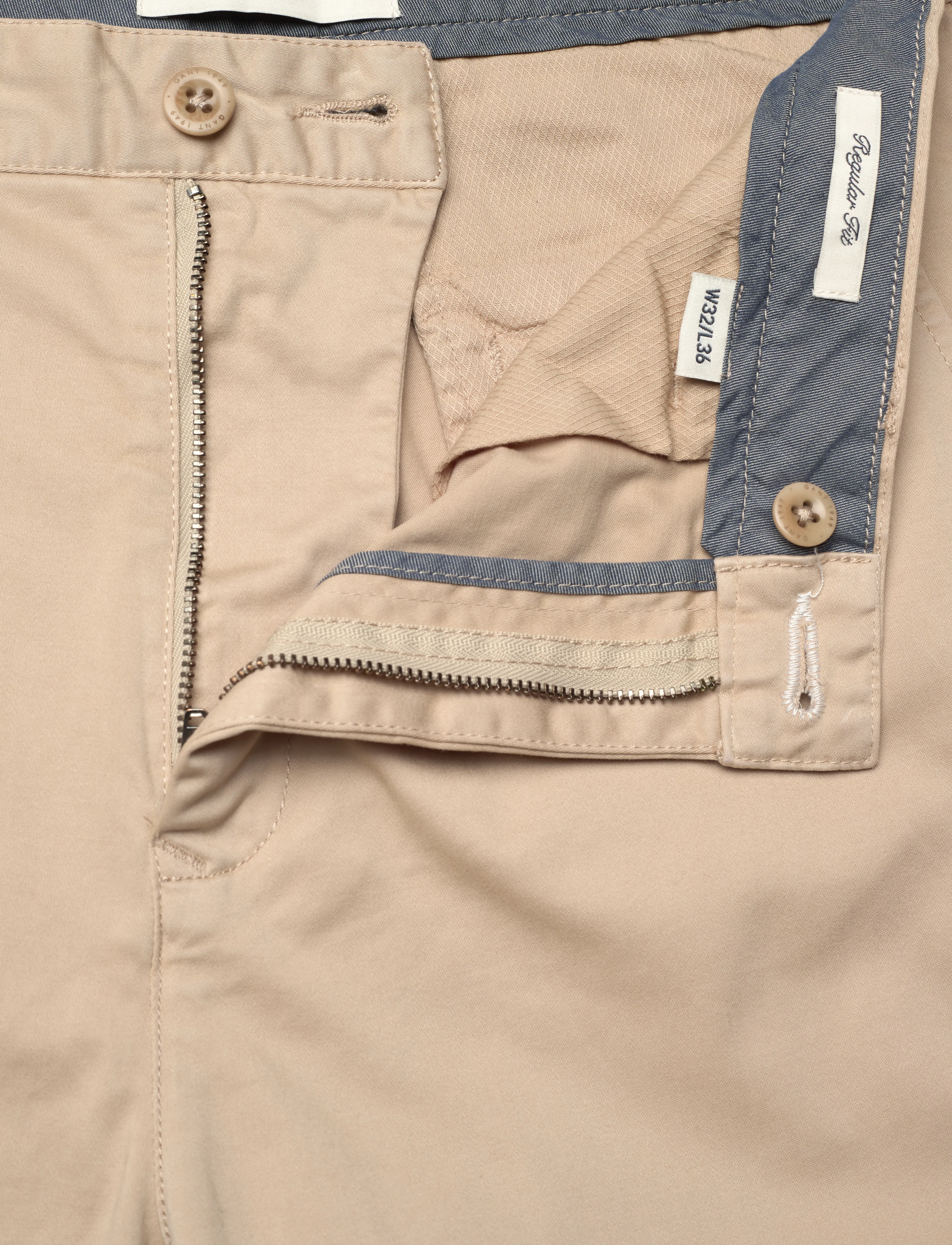 GANT - REG FIT STRETCH CHINO - dry sand - 3