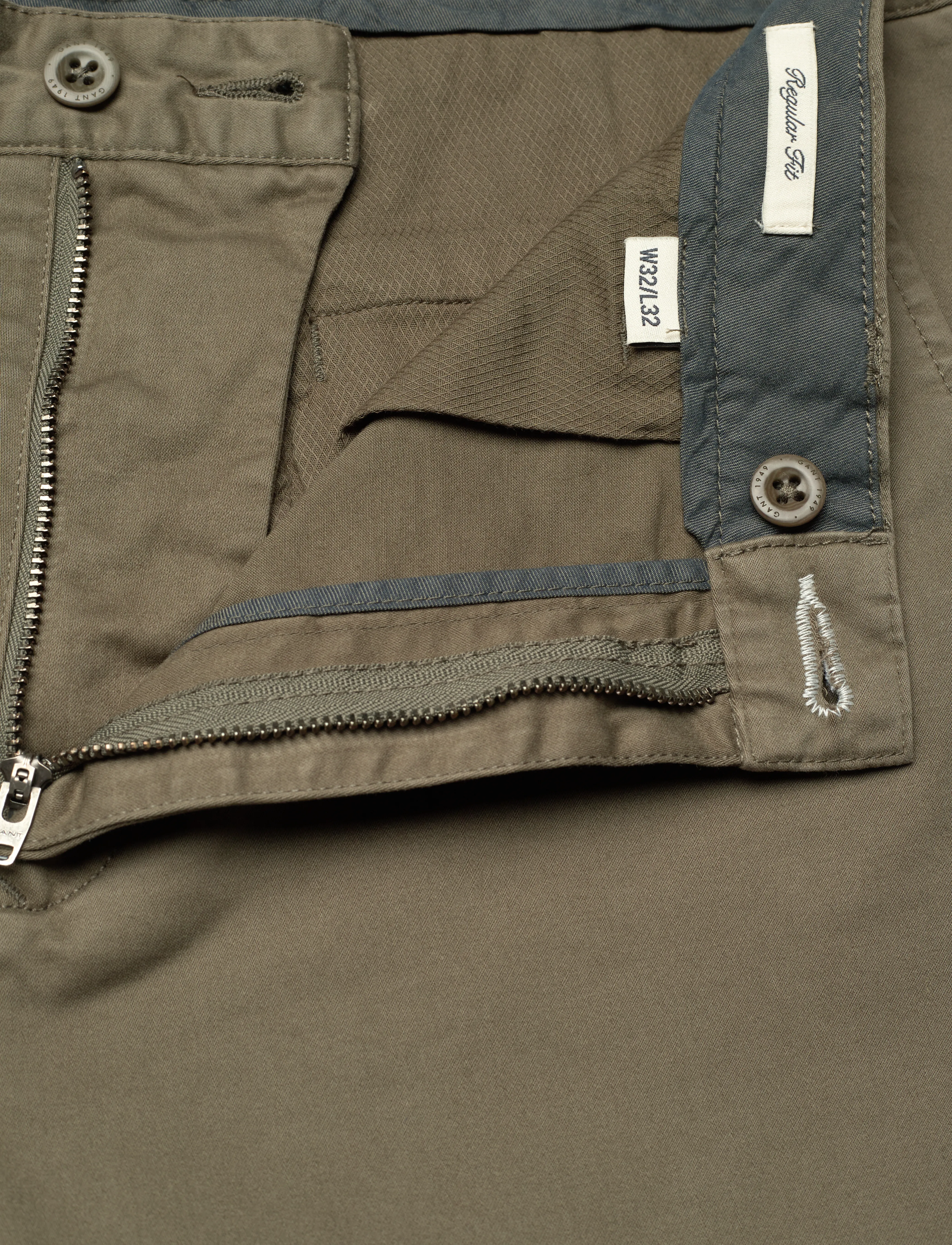 GANT - REG FIT STRETCH CHINO - juniper green - 3