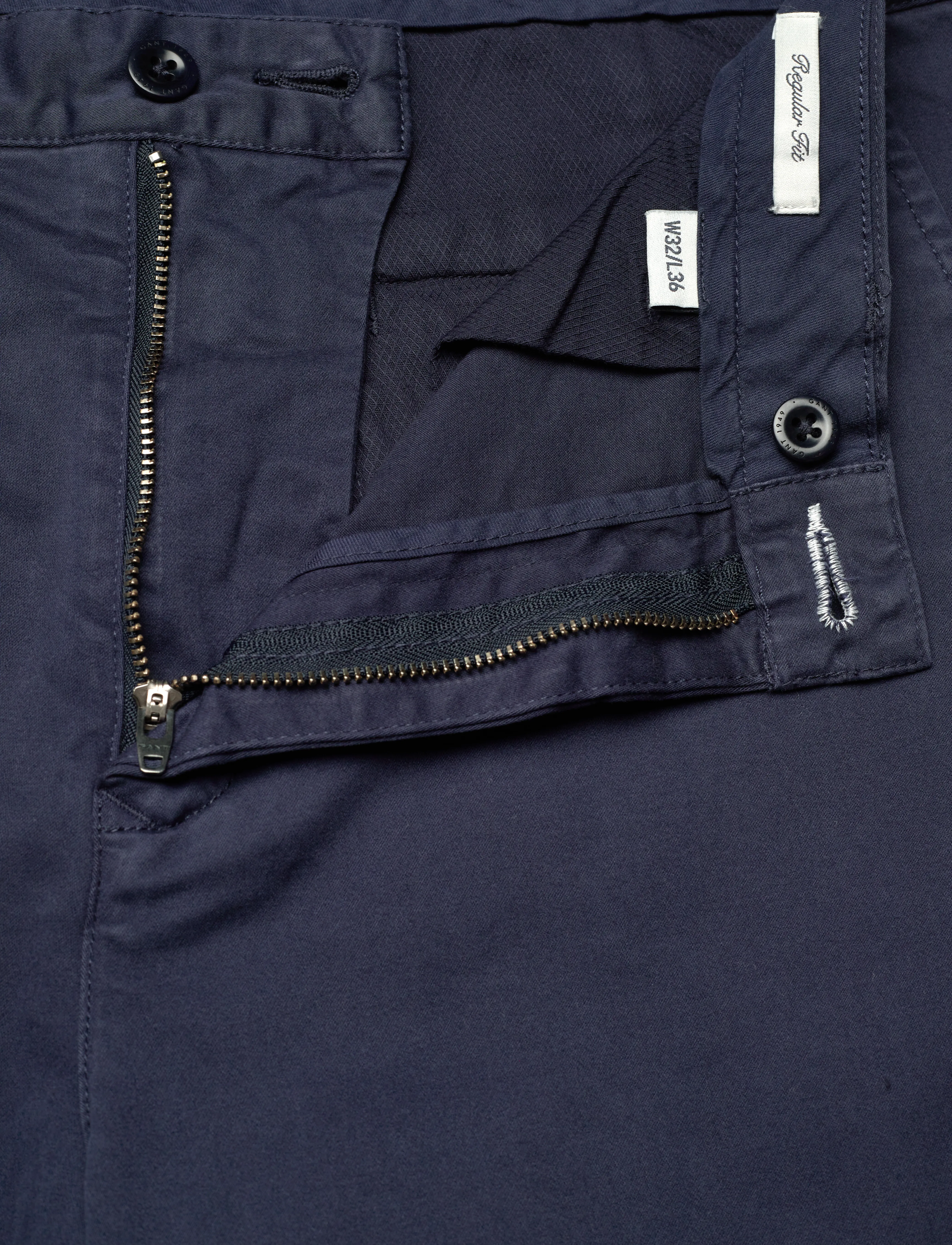 GANT - REG FIT STRETCH CHINO - marine - 3