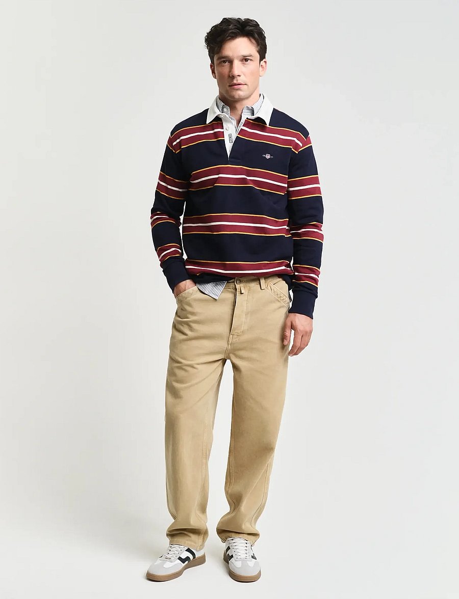 Gant - RELAXED CANVAS PANTS - freizeithosen - oak beige - 0