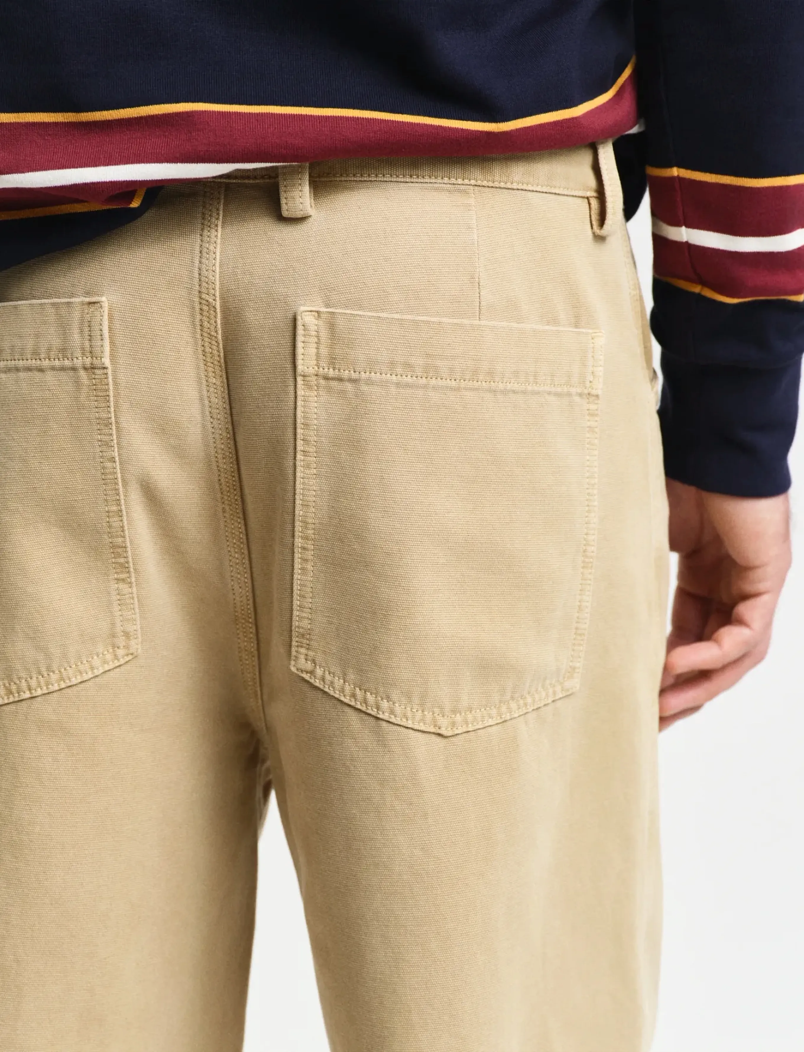 Gant - RELAXED CANVAS PANTS - rennot housut - oak beige - 3