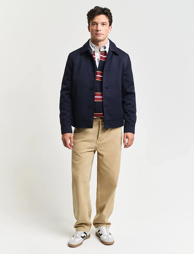 GANT - RELAXED CANVAS PANTS - casual byxor - oak beige - 4