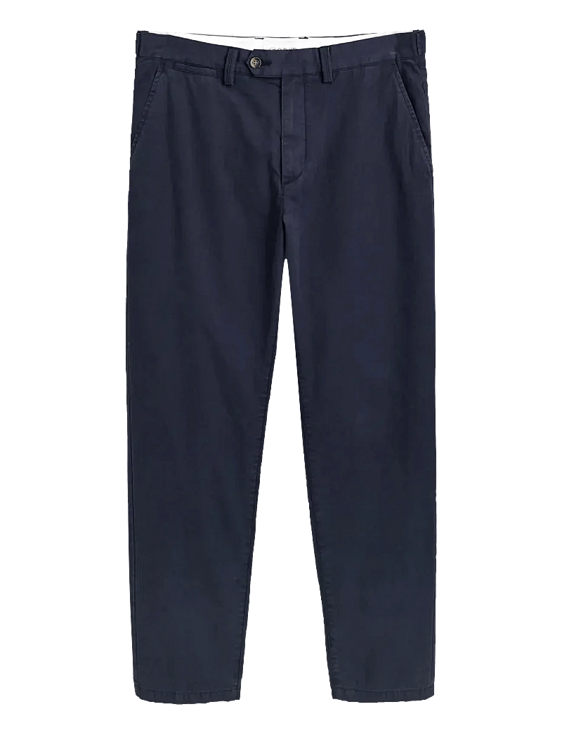 GANT - REG TAPERED CANVAS CHINOS - chinos - evening blue - 1