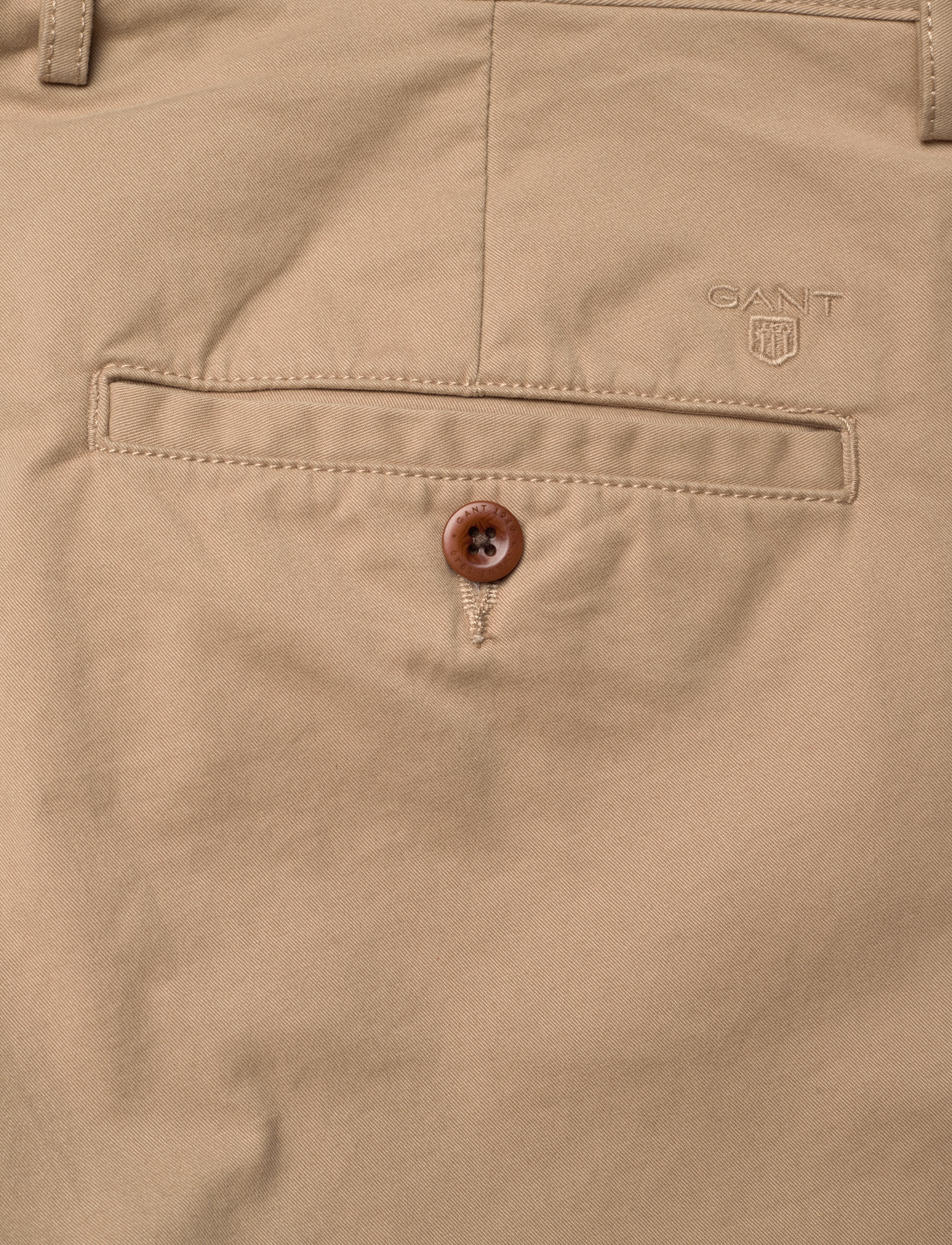 Gant - SLIM ORGINAL SHIELD CHINOS - chinos - dark khaki - 4