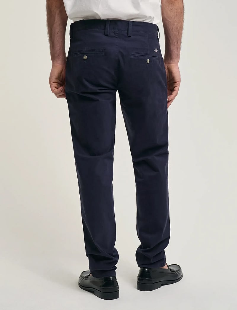GANT - SLIM ARCHIVE SHIELD CHINOS - evening blue - 3