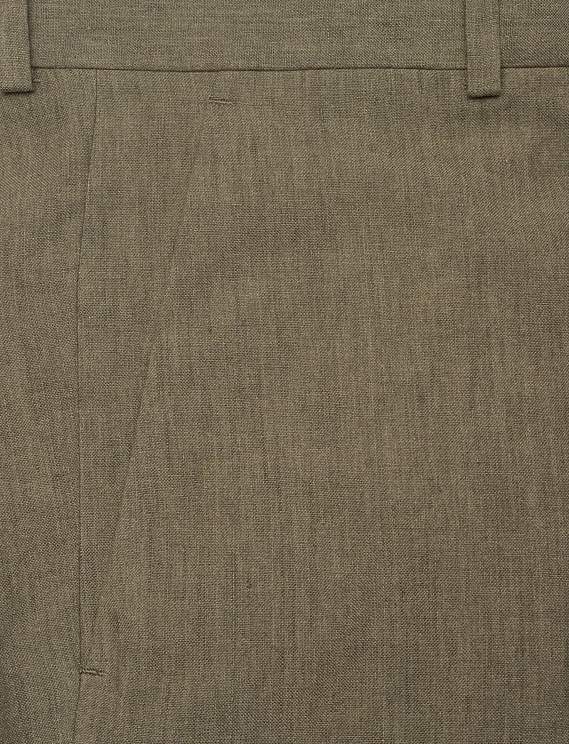 GANT - SLIM COT/LINEN SUIT PANTS - leinenhosen - dried clay - 2