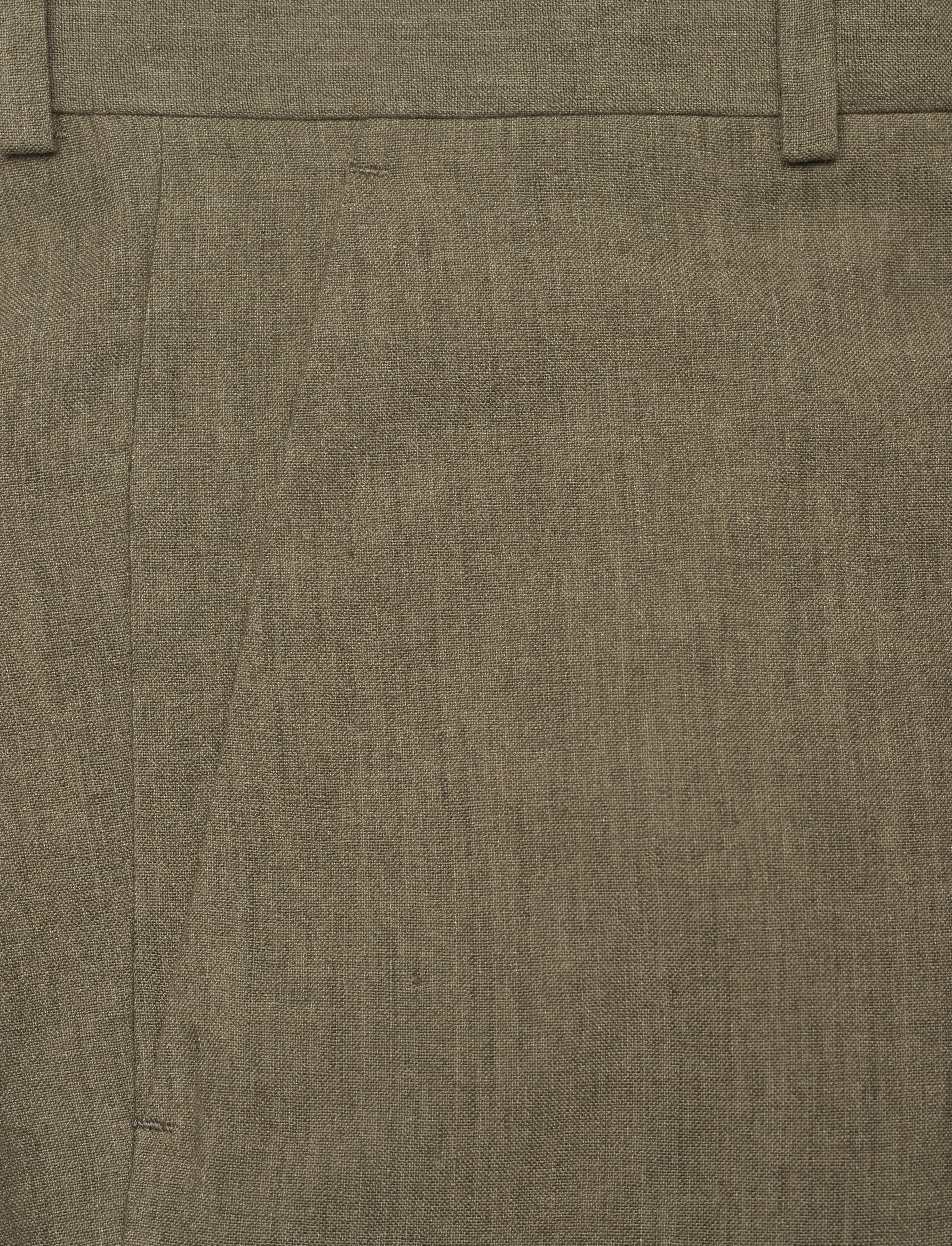Gant - SLIM COT/LINEN SUIT PANTS - leinenhosen - dried clay - 5
