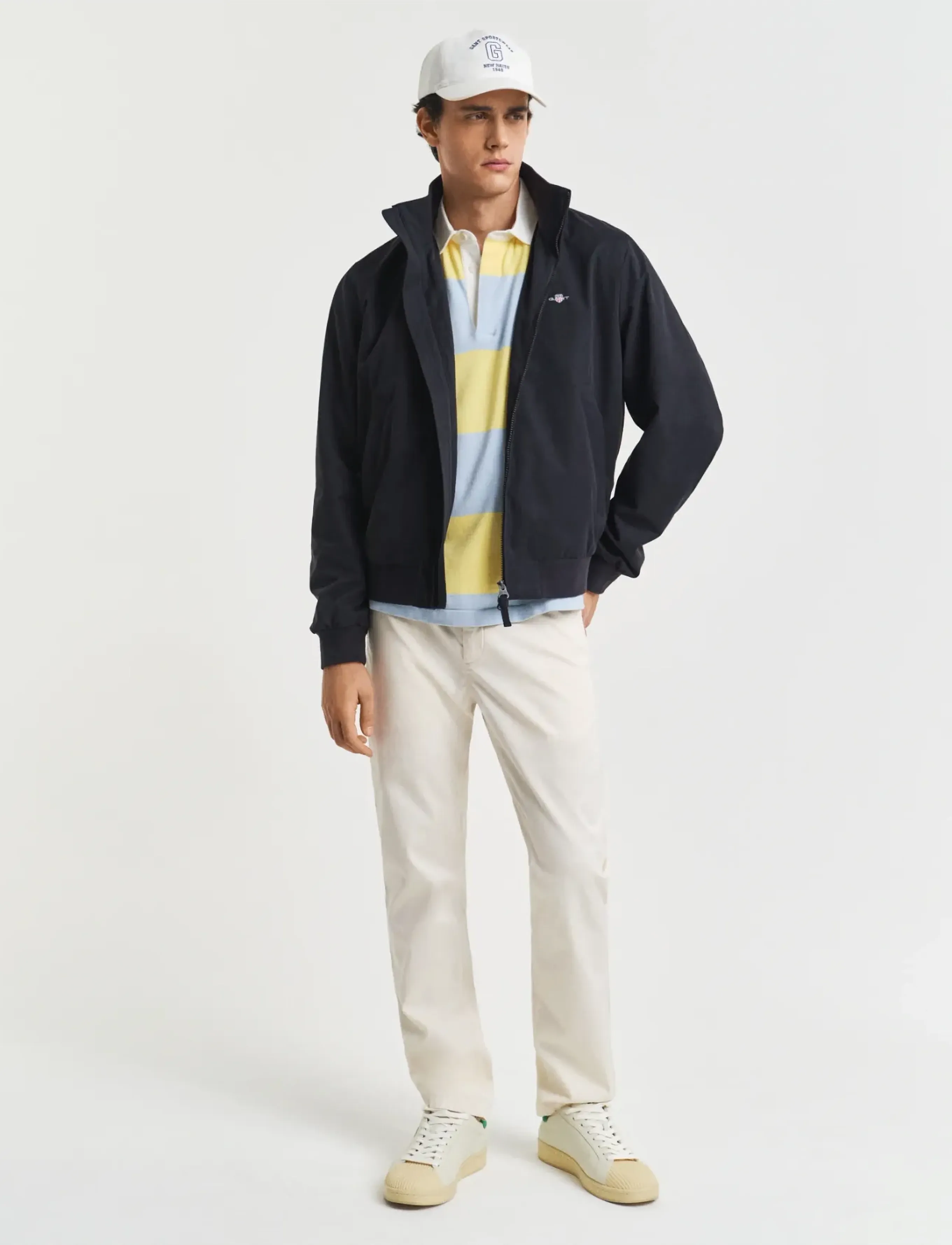 Gant - SLIM SUNFADED CHINOS - chinos - cream - 5
