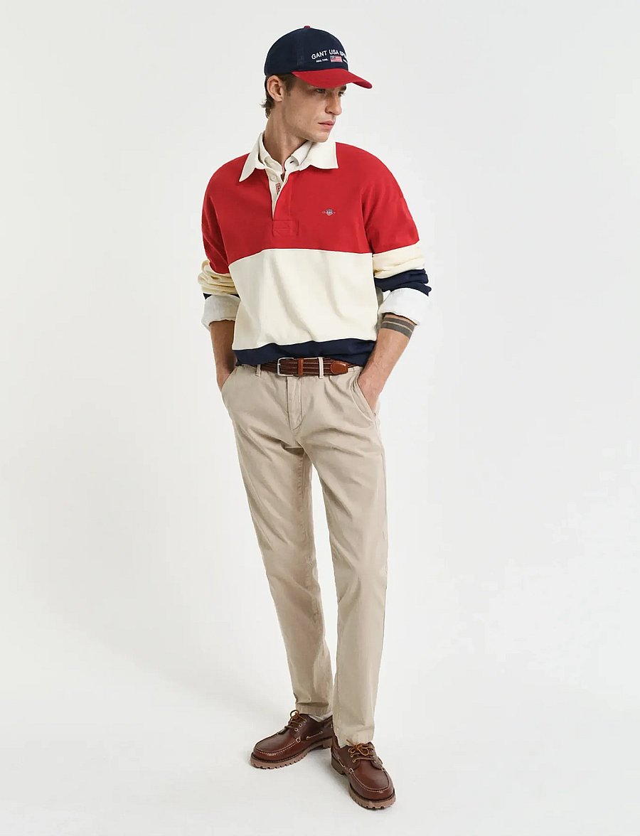 Gant - SLIM SUNFADED CHINOS - chinot - dry sand - 0