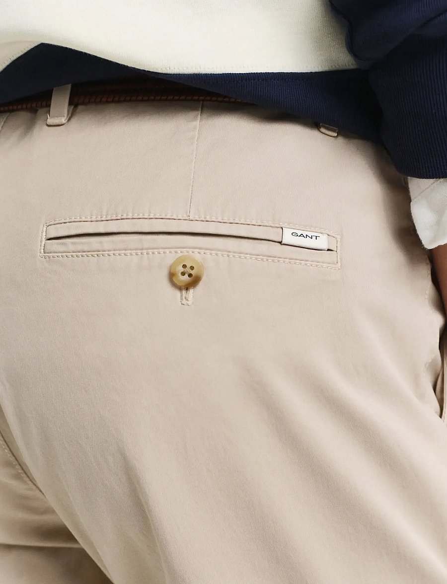 Gant - SLIM SUNFADED CHINOS - chinot - dry sand - 4