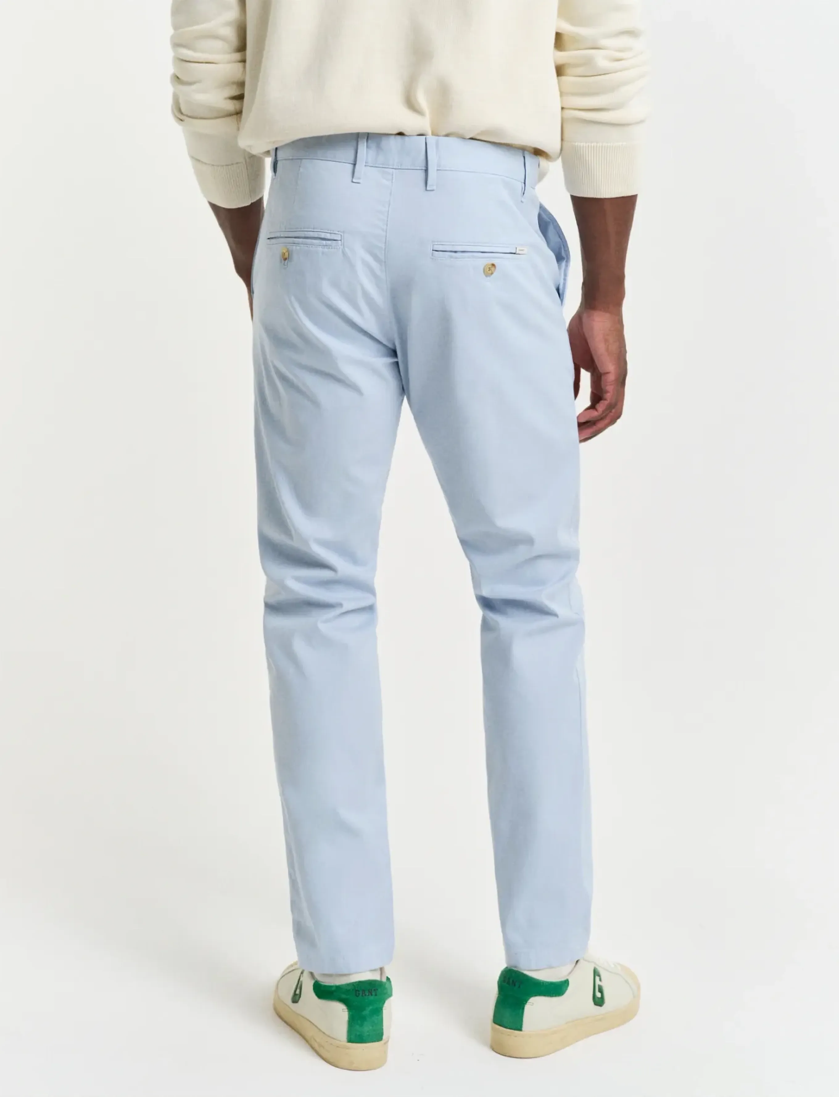 Gant - SLIM SUNFADED CHINOS - chinos - fresh blue - 3