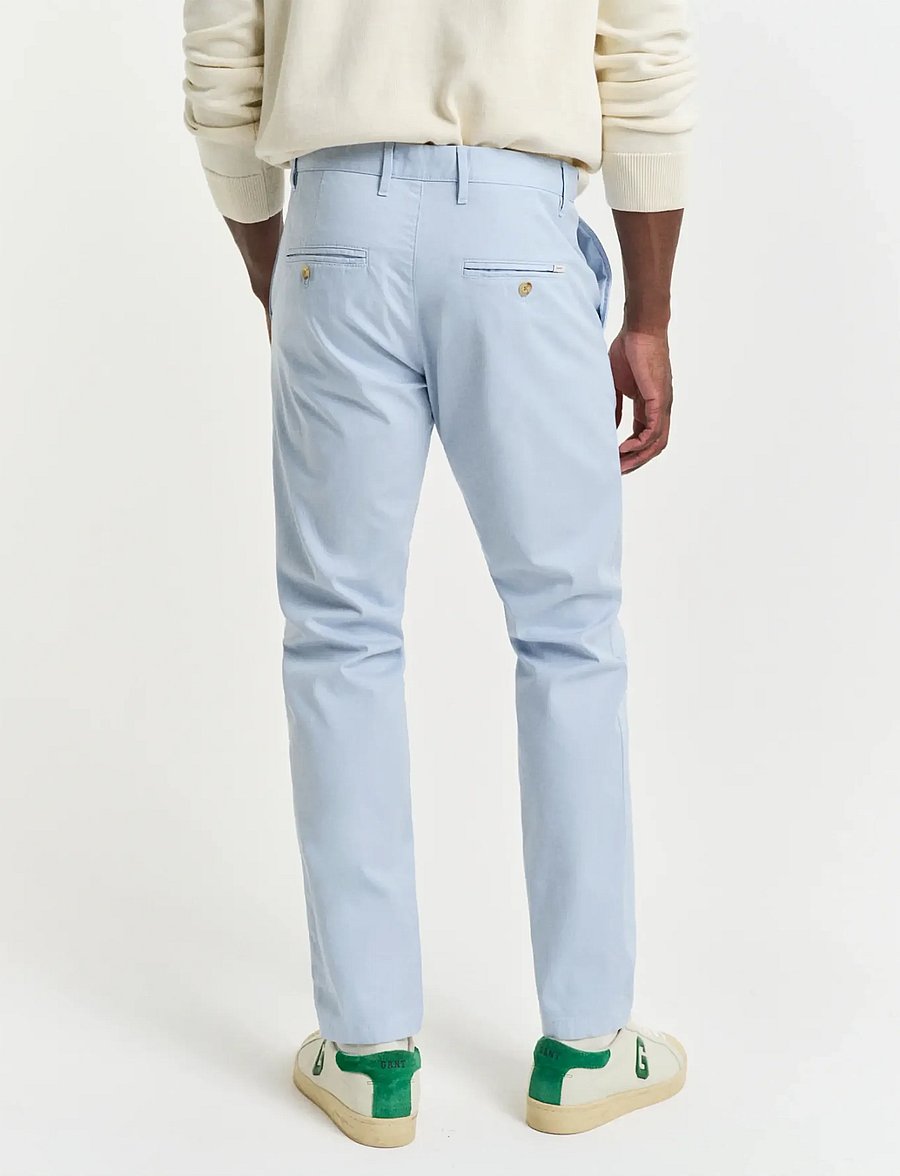Gant - SLIM SUNFADED CHINOS - chinos - fresh blue - 3