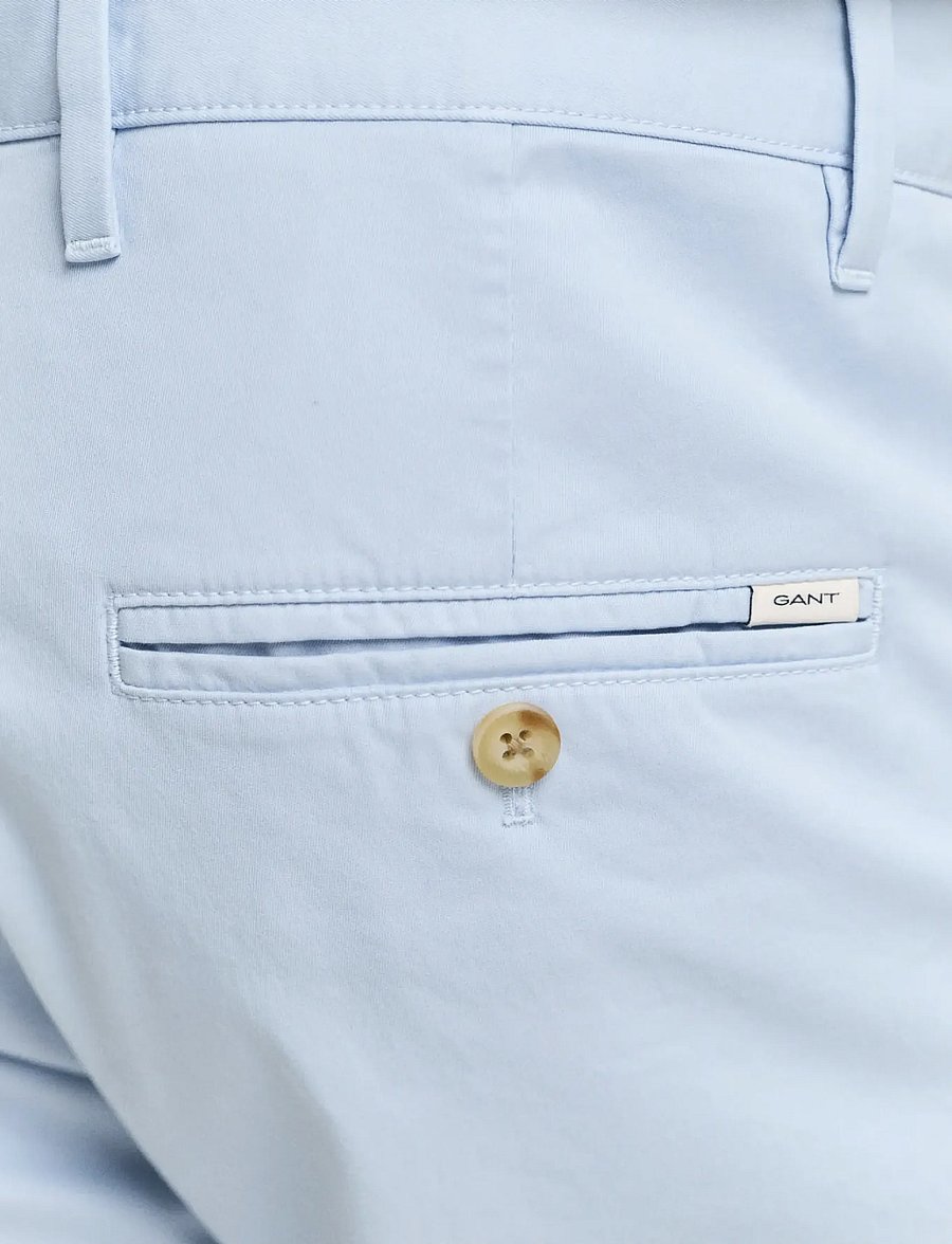 Gant - SLIM SUNFADED CHINOS - chinos - fresh blue - 4