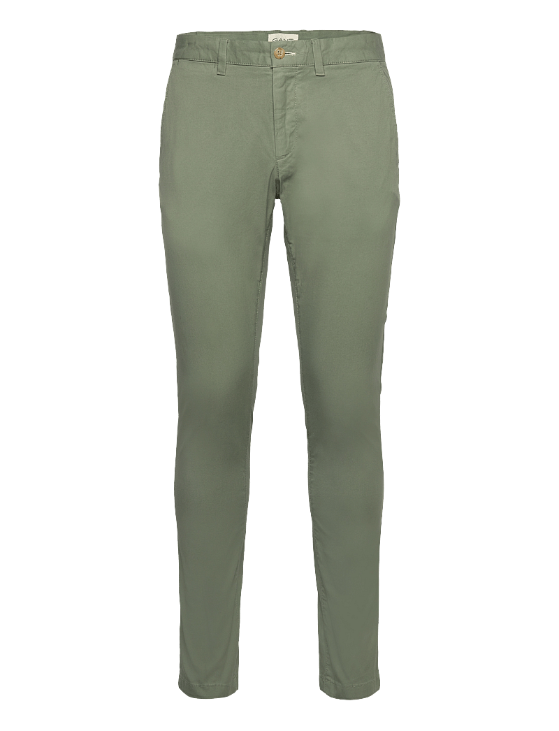 GANT - SLIM SUNFADED CHINOS - chinot - kalamata green - 1