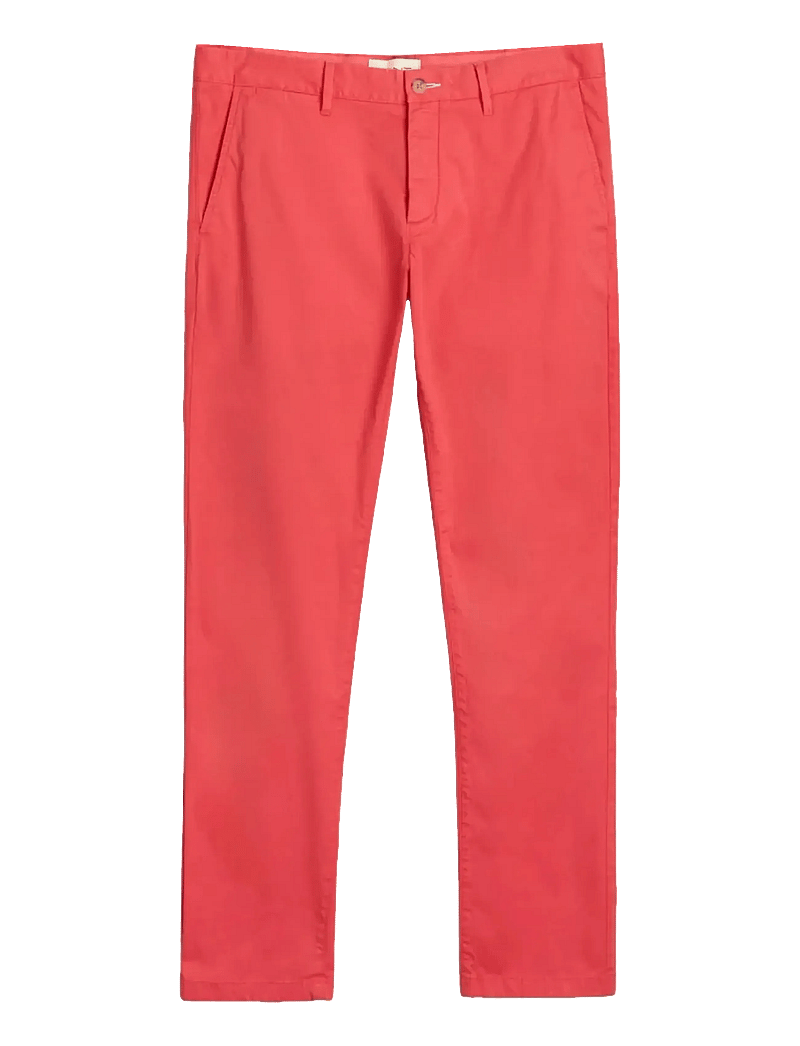 GANT - SLIM SUNFADED CHINOS - chinos - watermelon red - 1