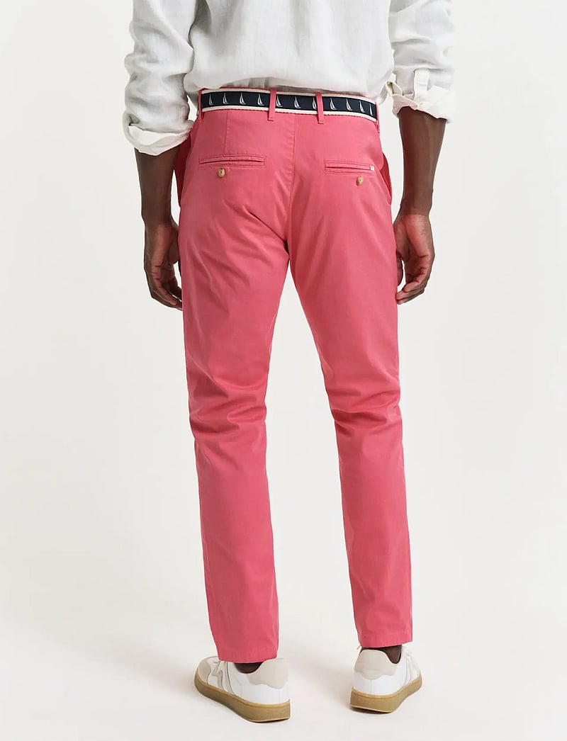 GANT - SLIM SUNFADED CHINOS - chinos - watermelon red - 2