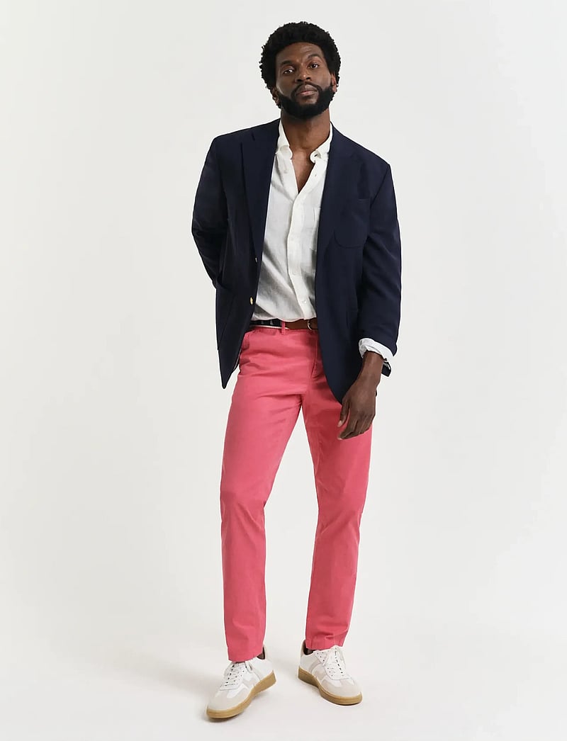 GANT - SLIM SUNFADED CHINOS - chinos - watermelon red - 4