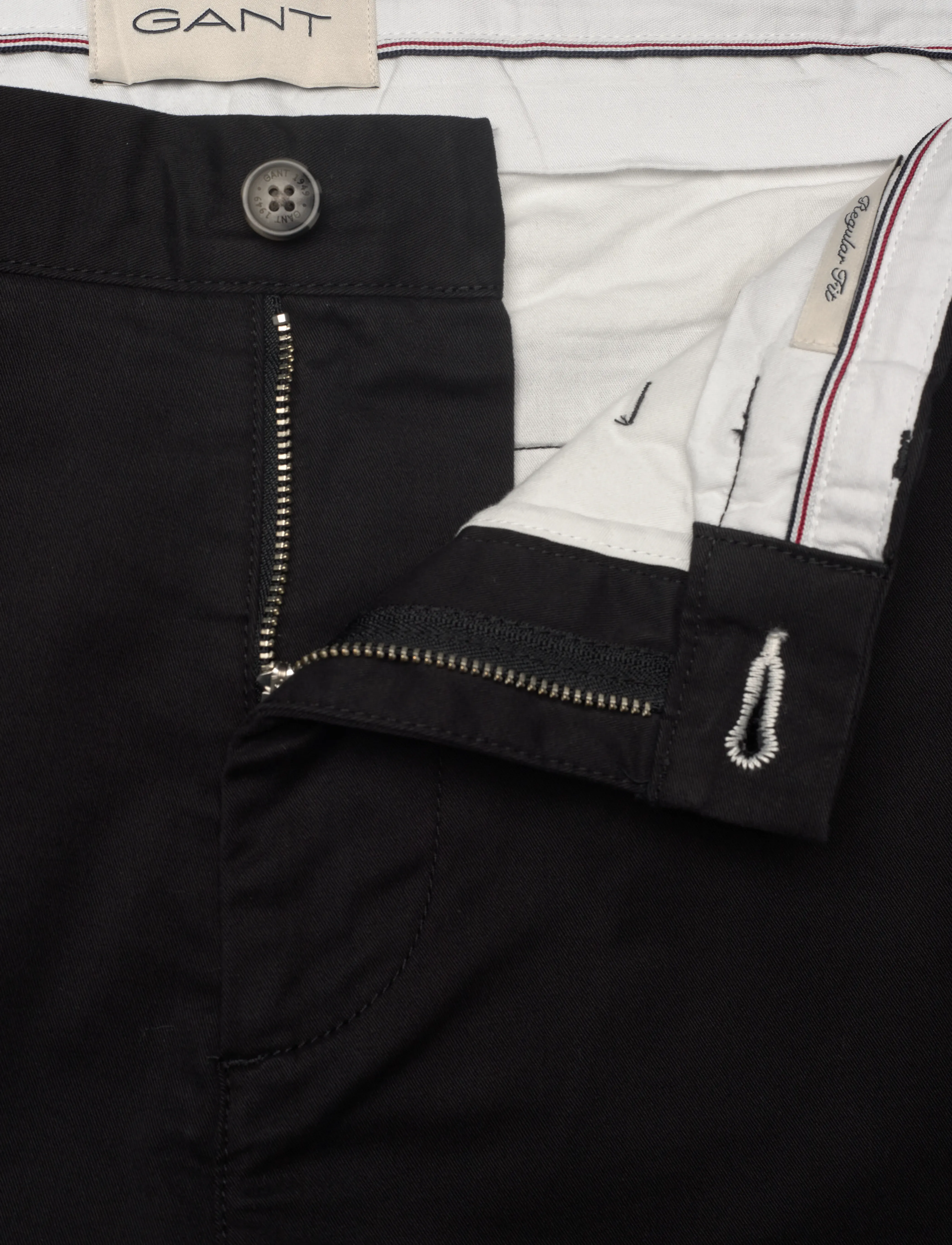 Gant - REGULAR EVERYDAY CHINOS - chinos - black - 2