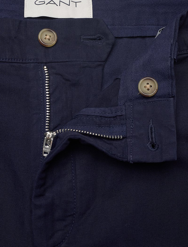 GANT - REG CANVAS CHINOS - chinos - evening blue - 3