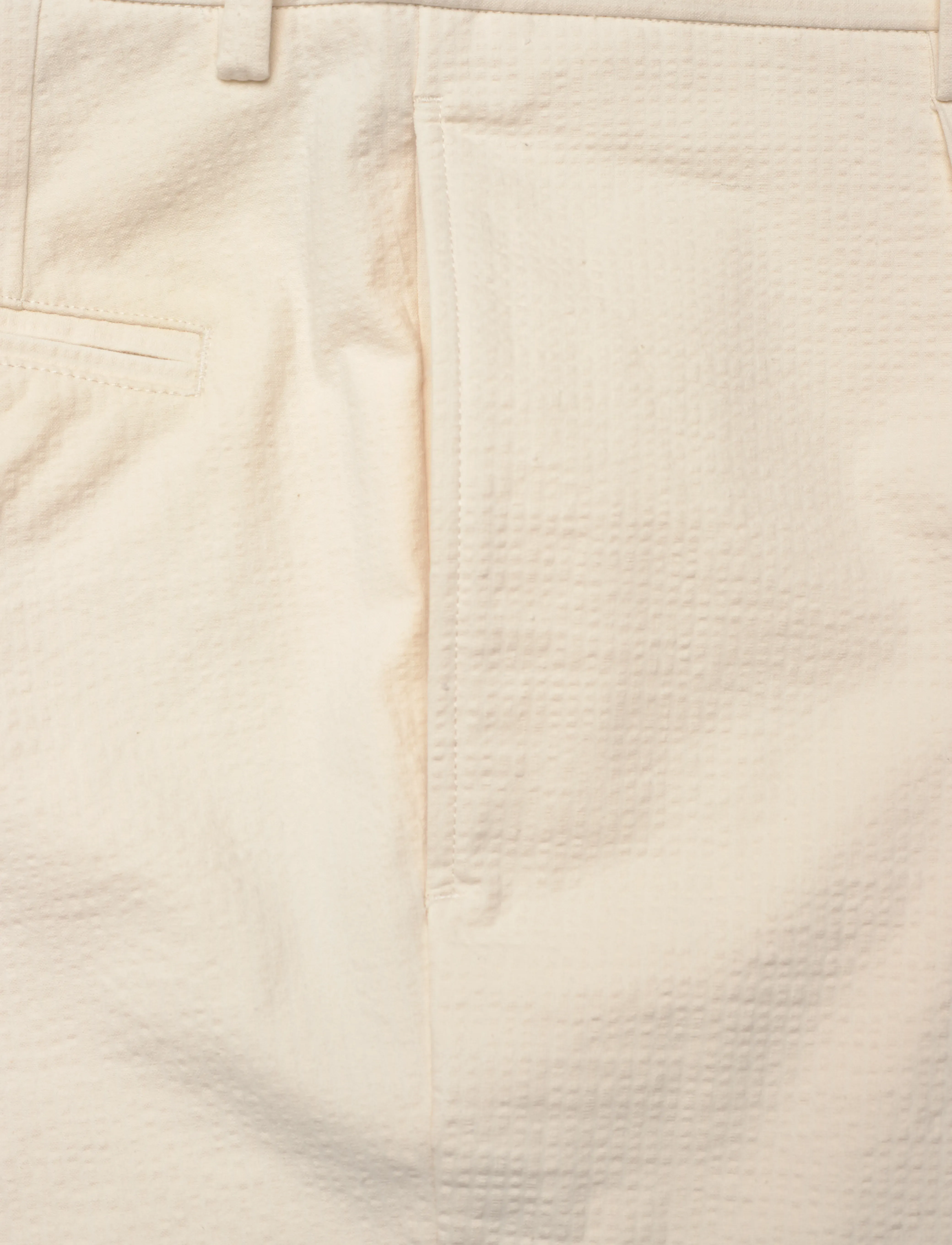 Gant - SLIM TAPERED SEERSUCKER SUIT PANTS - pantalons chino - cream - 5