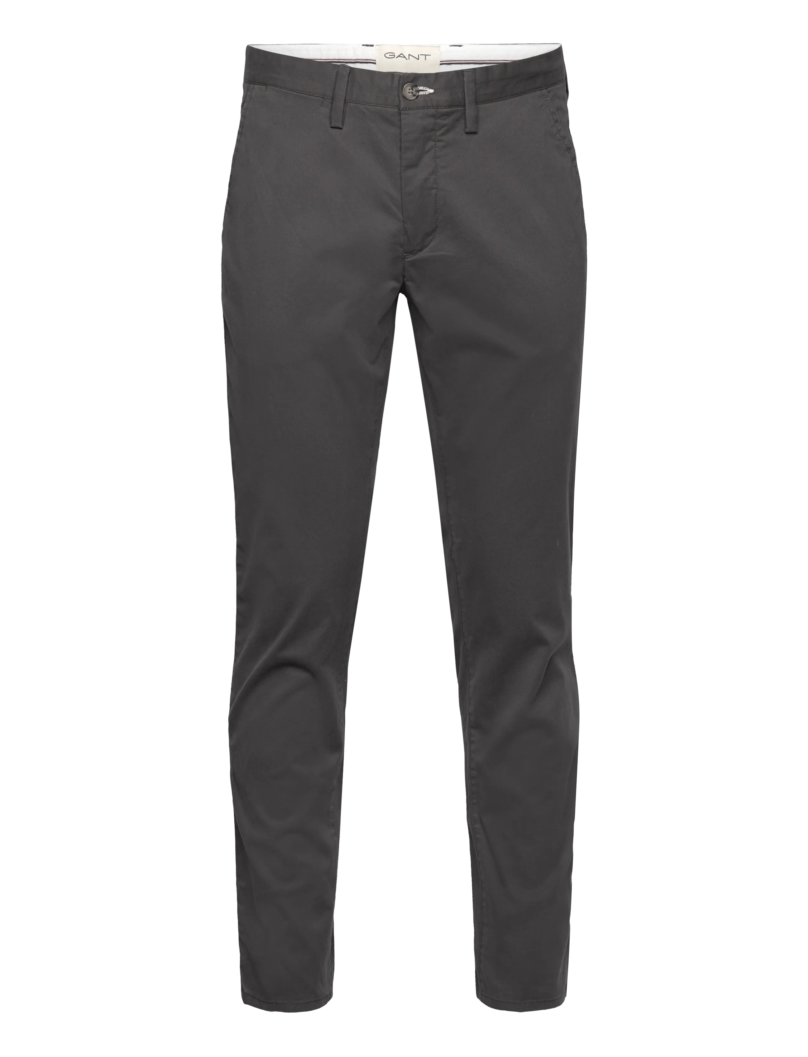 Gant SLIM EVERYDAY CHINOS - Bukser - ANTRACITE / grey