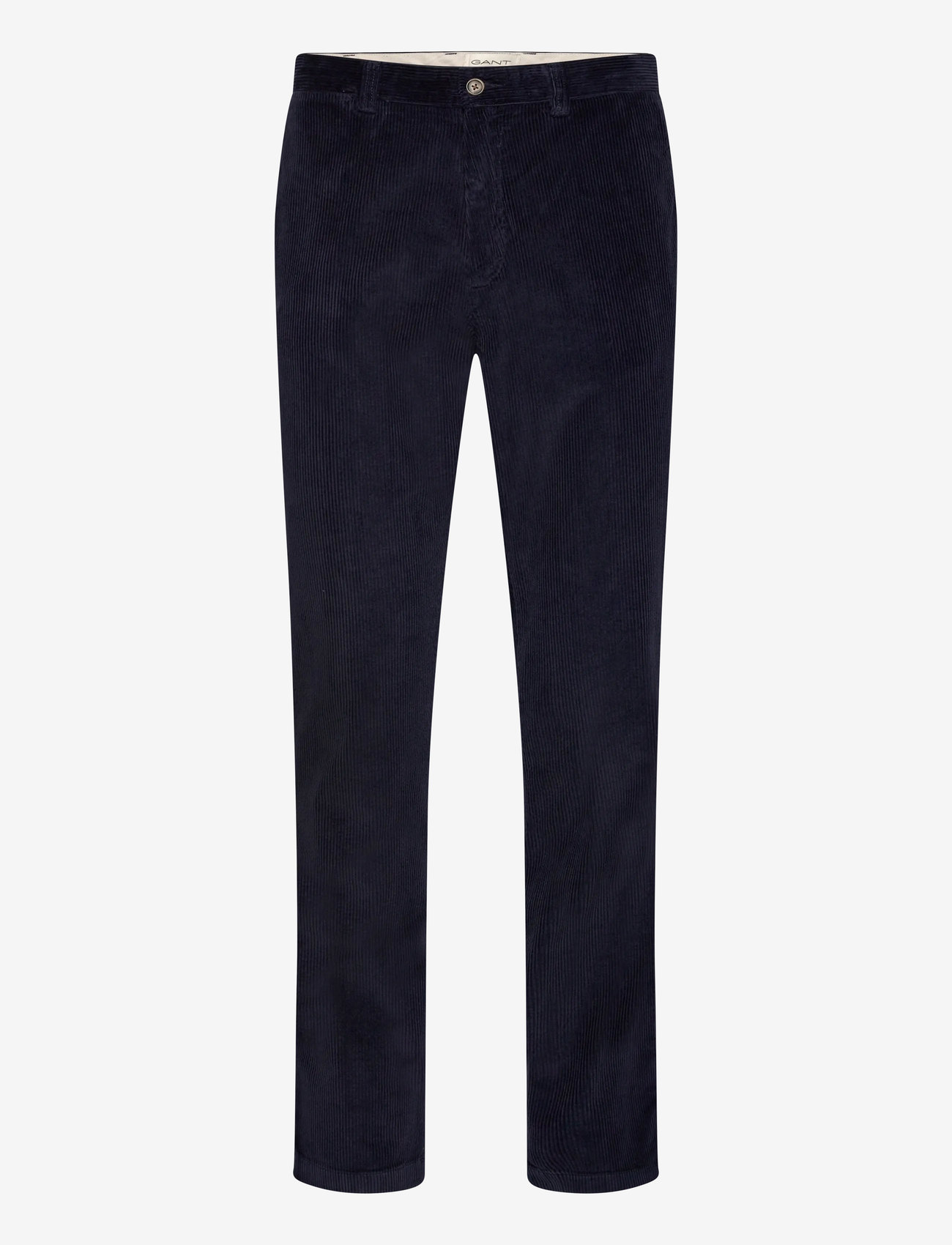 GANT - REG CORD PANTS - casual byxor - evening blue - 1