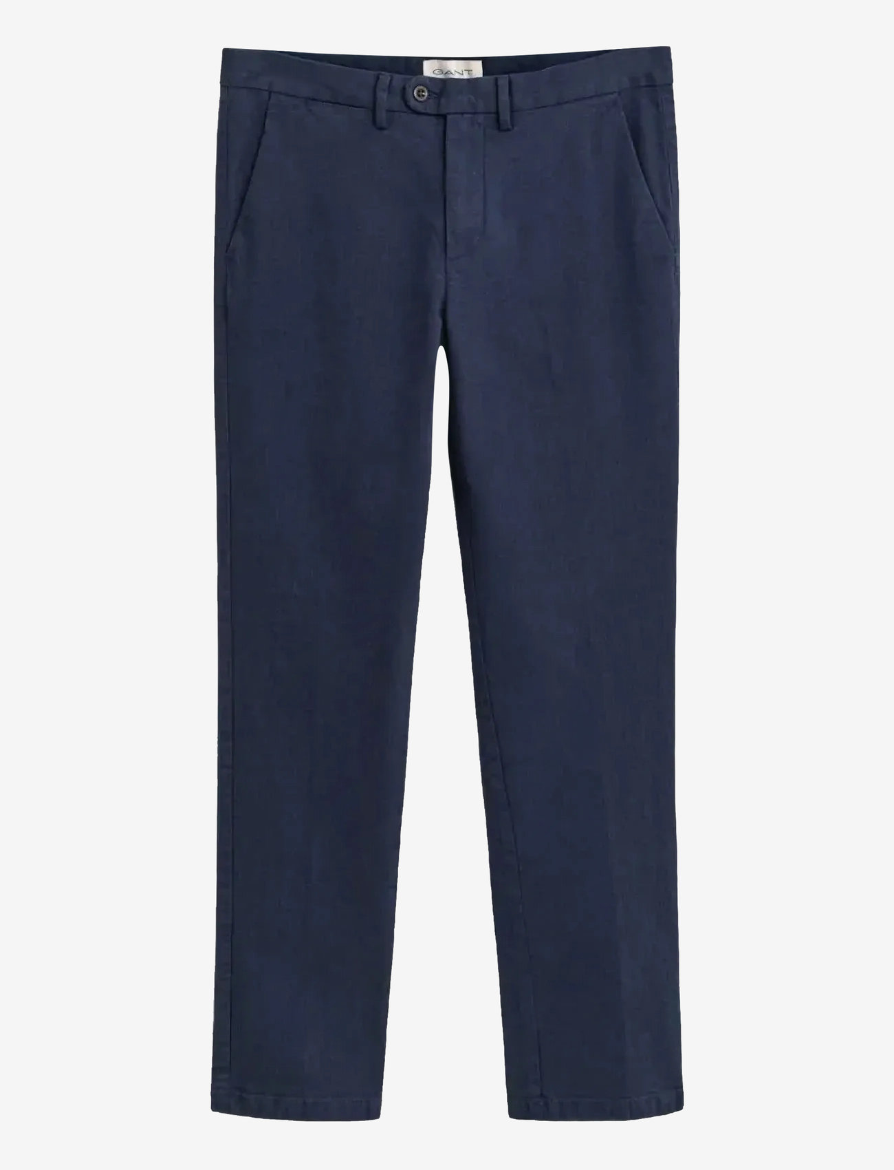GANT - SLIM COTTON HERRINGBONE PANTS - casual - evening blue - 1