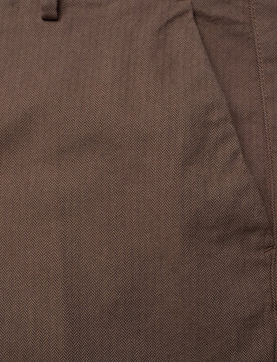 Gant - SLIM COTTON HERRINGBONE PANTS - casual - rich brown - 2