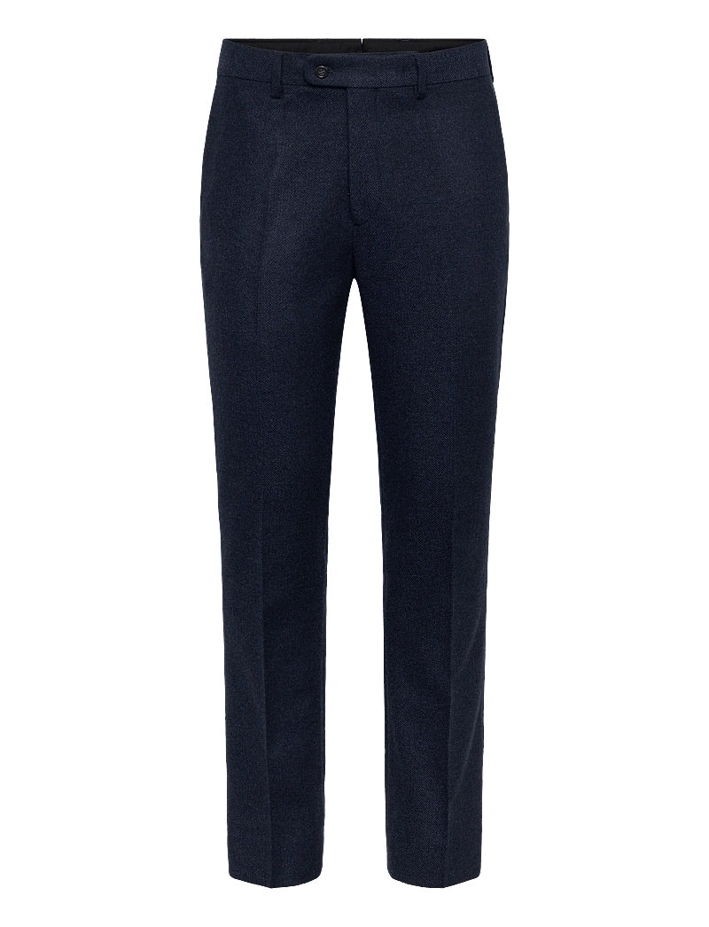 GANT - FLANNEL HERRINGBONE SUIT PANTS - formell - evening blue - 1