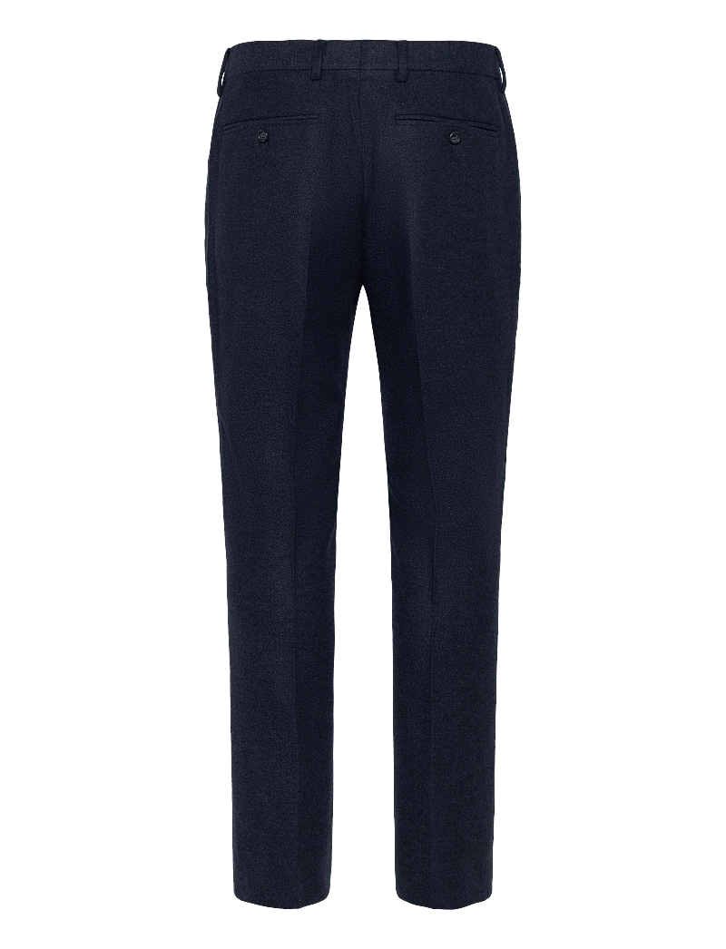 GANT - FLANNEL HERRINGBONE SUIT PANTS - formell - evening blue - 2