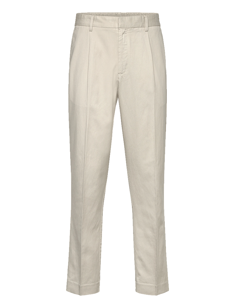 GANT - SLIM SMART COT/LYOCELL PANTS - anzugshosen - sand - 1