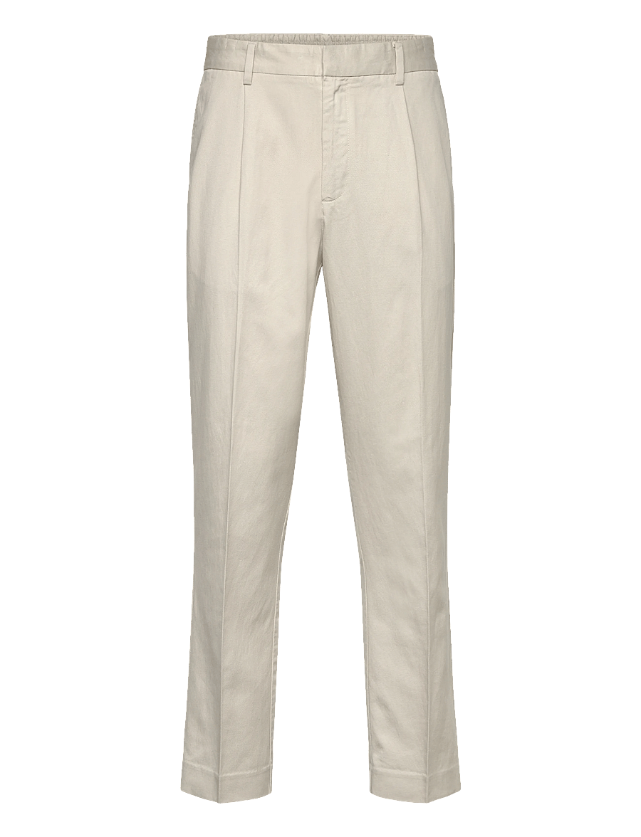 Gant - SLIM SMART COT/LYOCELL PANTS - anzugshosen - sand - 1