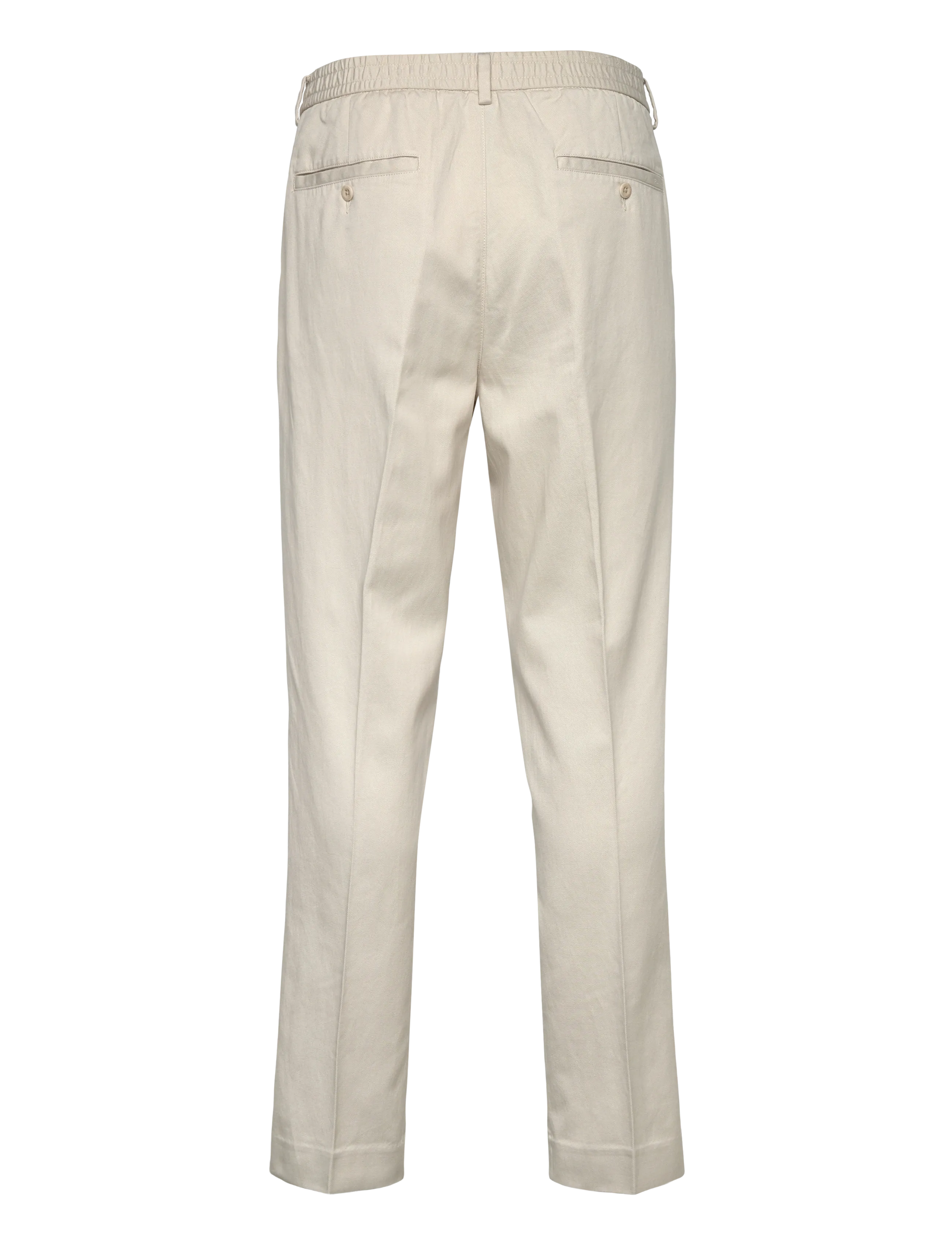 Gant - SLIM SMART COT/LYOCELL PANTS - anzugshosen - sand - 2