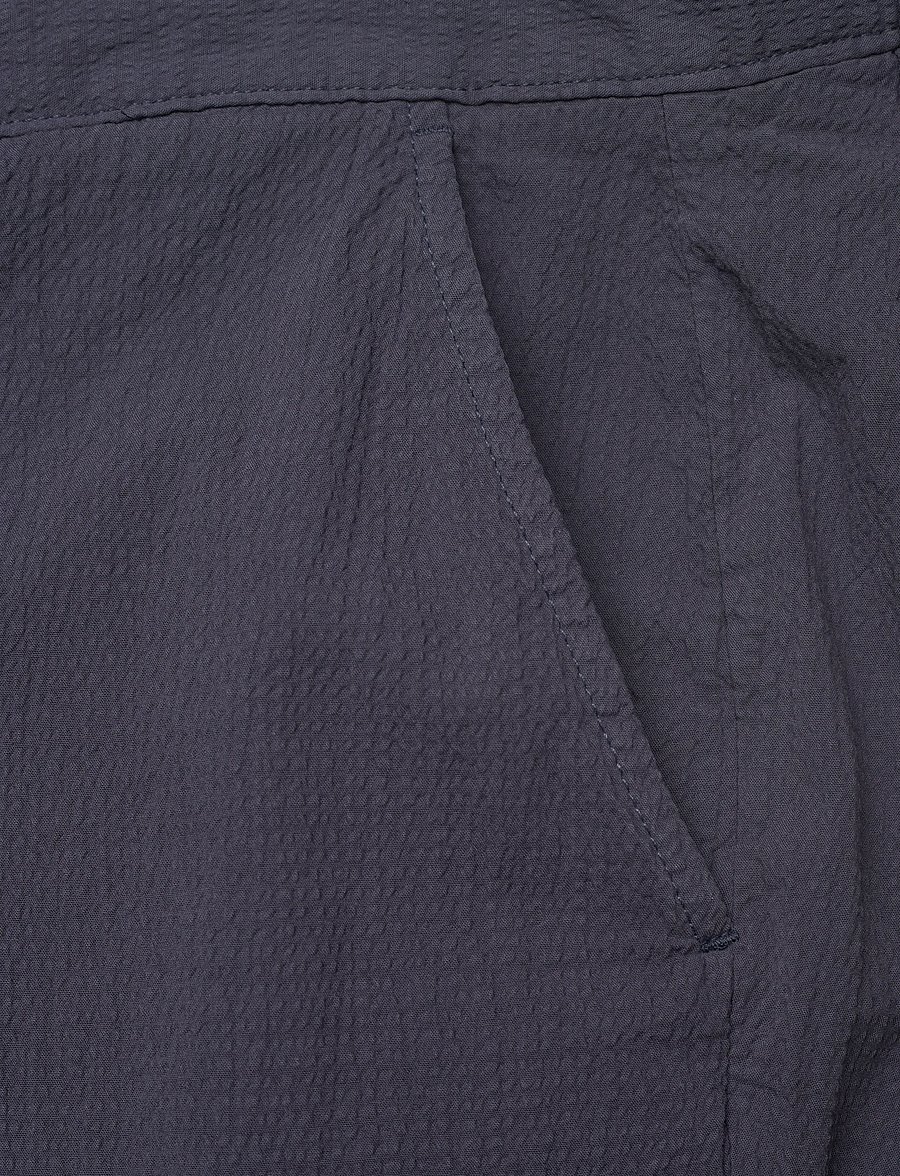 Gant - REG GMNT DYED SEERSUCKER PANTS - pantalons décontractés - evening blue - 5