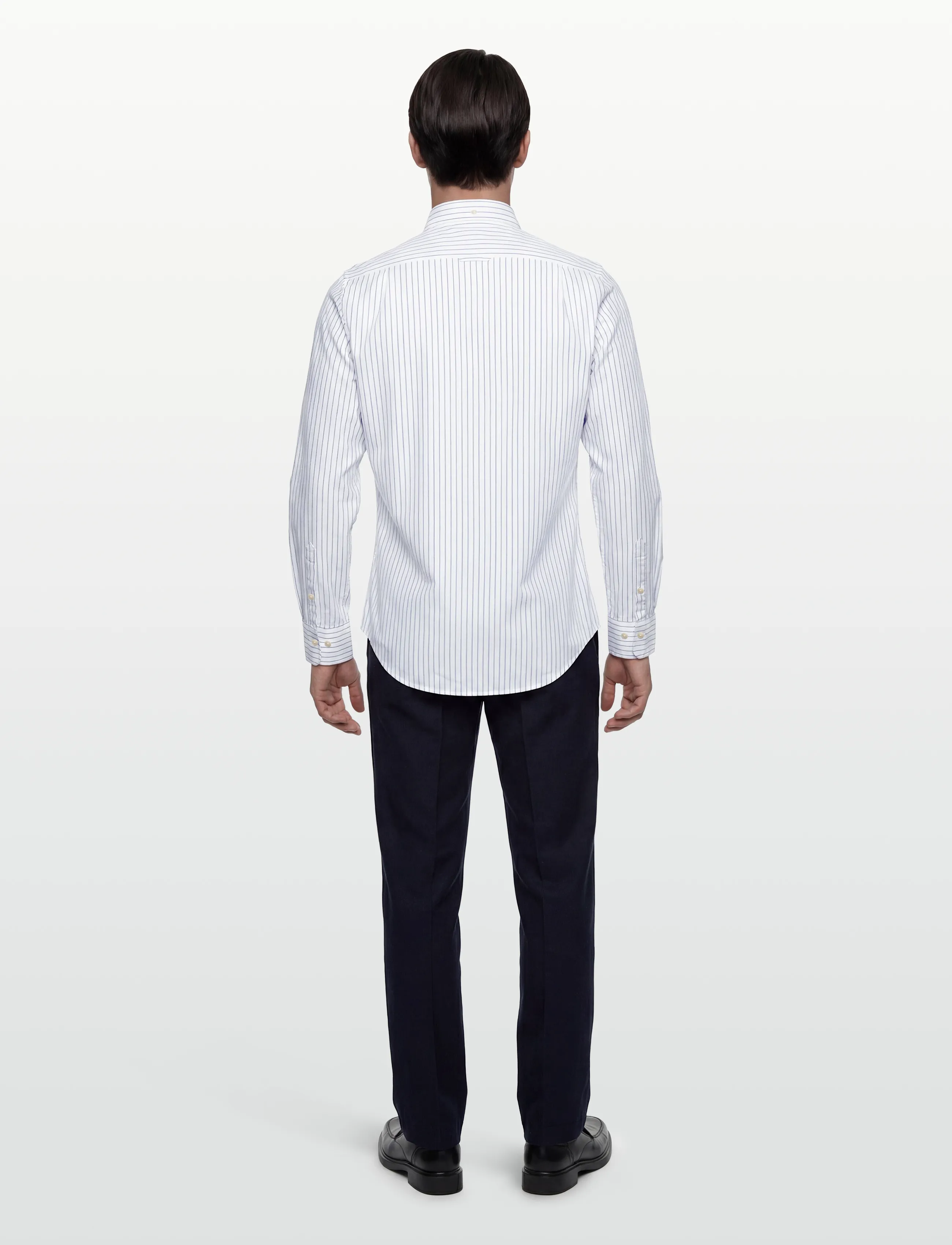 Gant - REL LIGHT CANVAS CHINOS - kostymbyxor - evening blue - 4