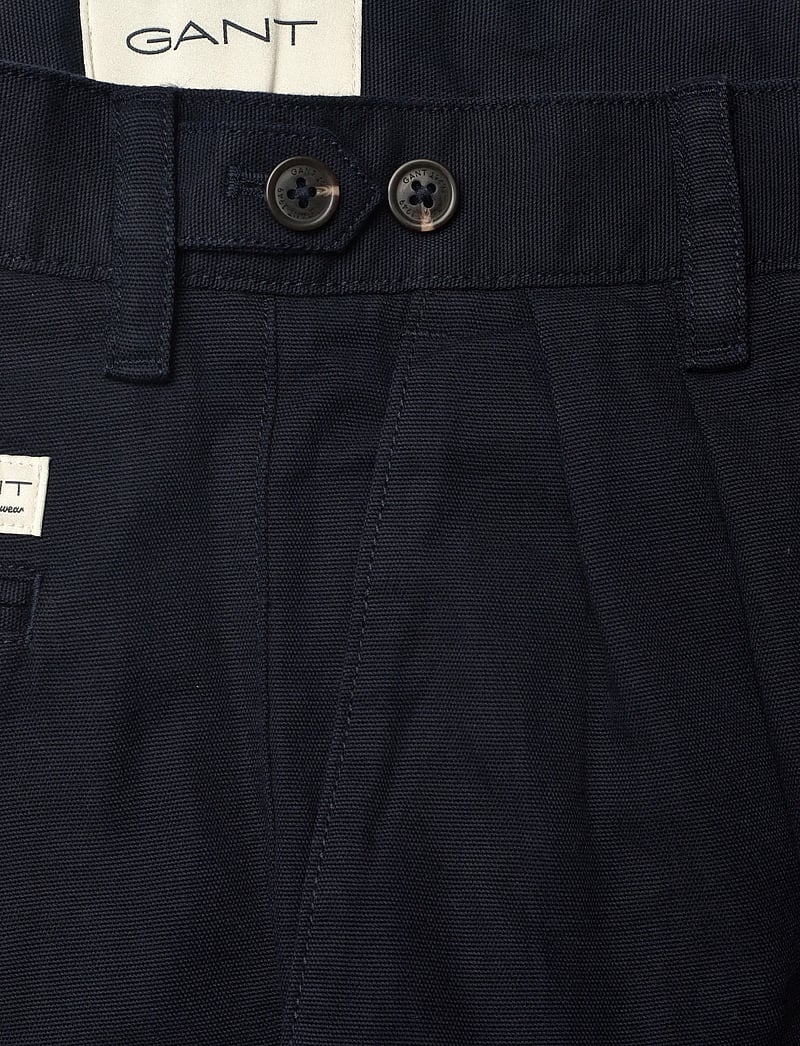 GANT - REL LIGHT CANVAS CHINOS - habitbukser - evening blue - 2