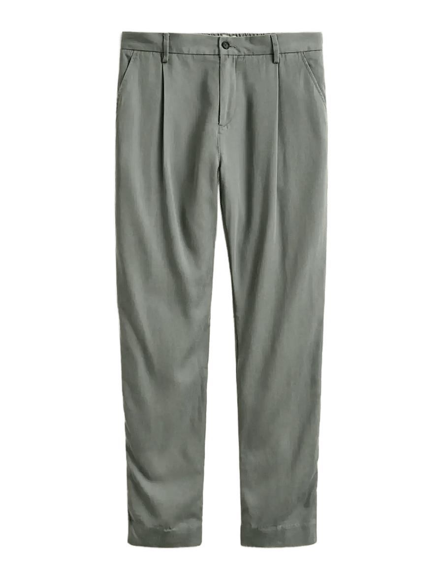 Gant - REG LYOCELL PANTS - casual byxor - pewter grey - 1