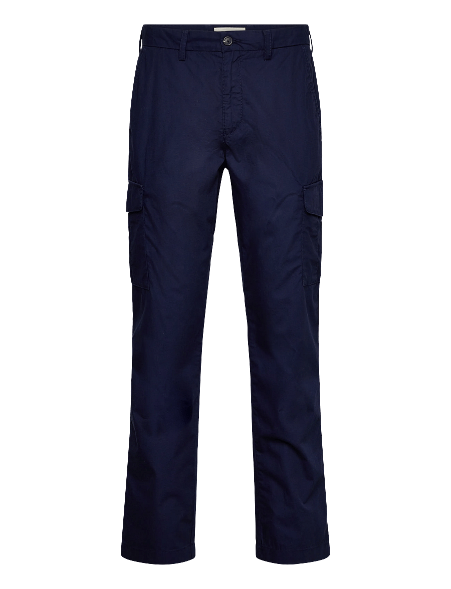 Gant - REG LIGHT COTTON CARGO PANTS - „cargo" stiliaus kelnės - classic blue - 1
