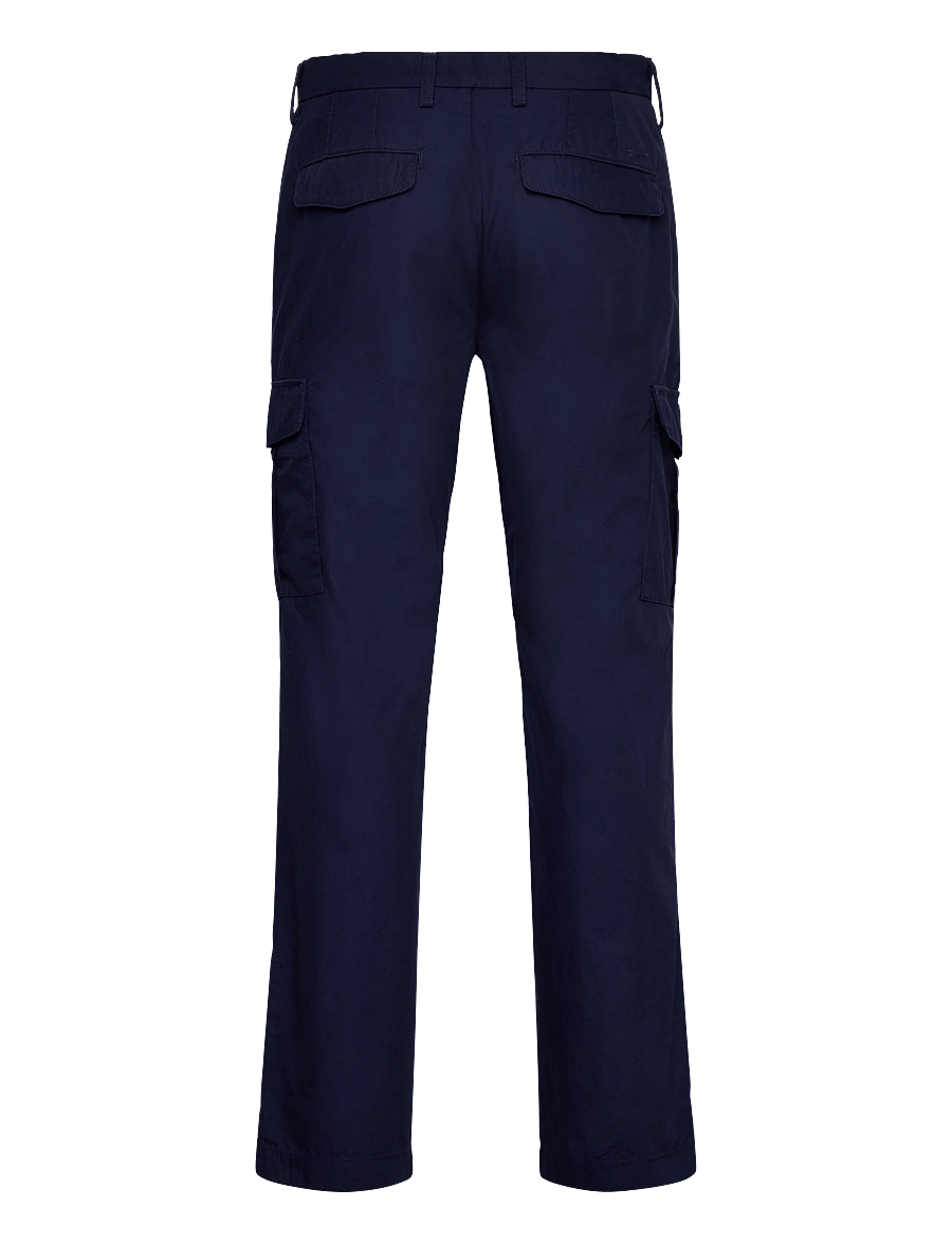 Gant - REG LIGHT COTTON CARGO PANTS - „cargo" stiliaus kelnės - classic blue - 2