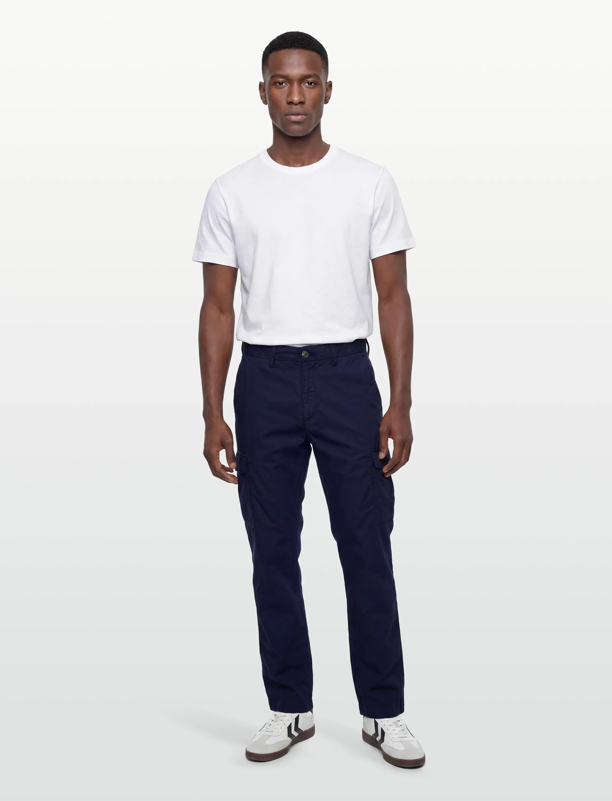 Gant Reg Light Cotton Cargo Pants, 29, Trousers, Marineblau - Männerswear