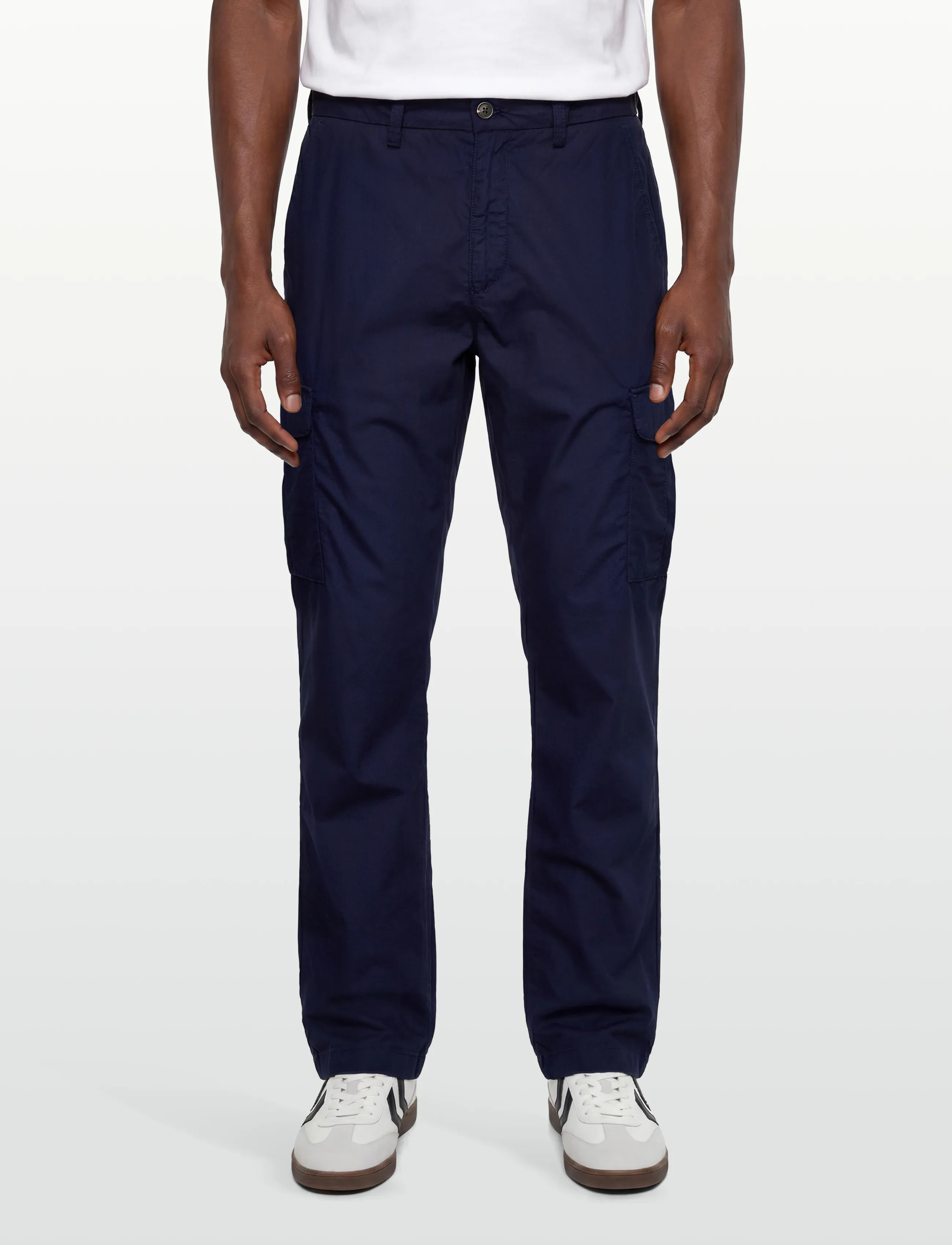 Gant - REG LIGHT COTTON CARGO PANTS - „cargo" stiliaus kelnės - classic blue - 3