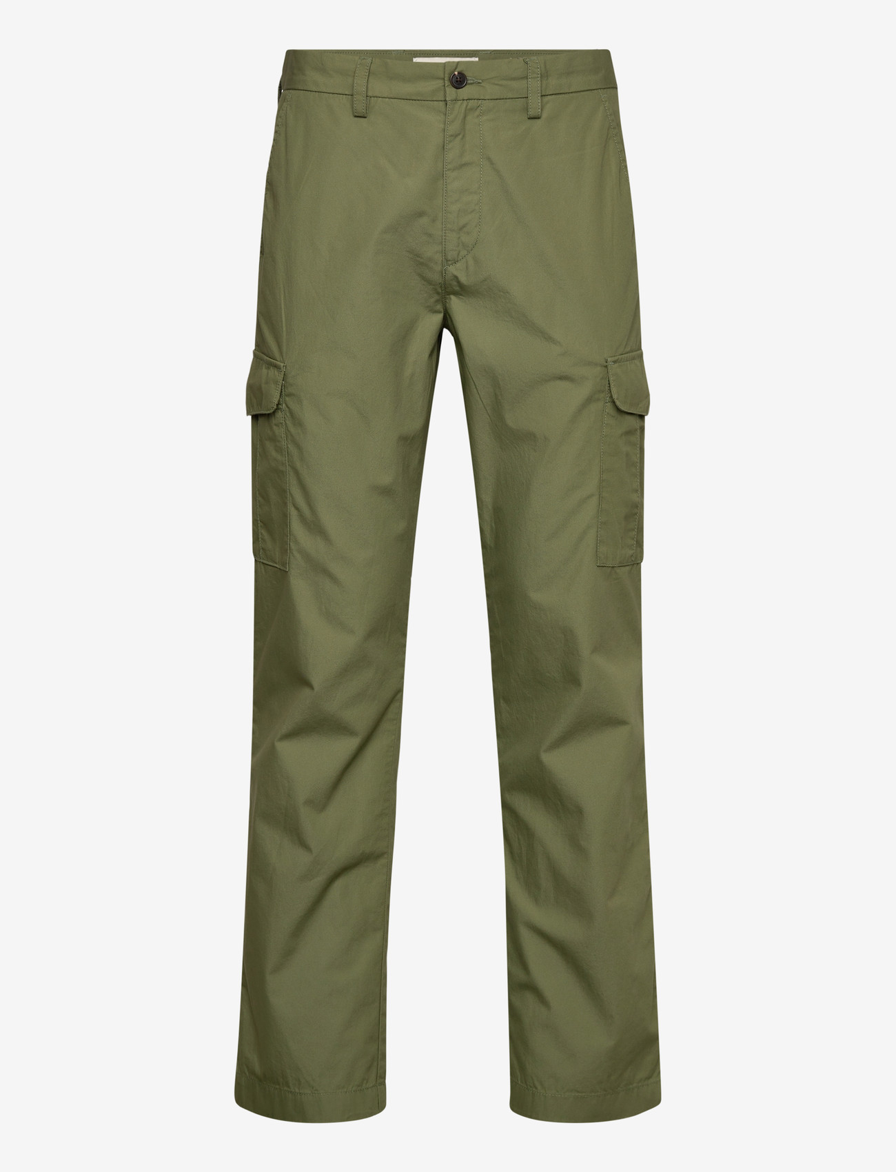 Gant - REG LIGHT COTTON CARGO PANTS - cargobukser - dry herb green - 1