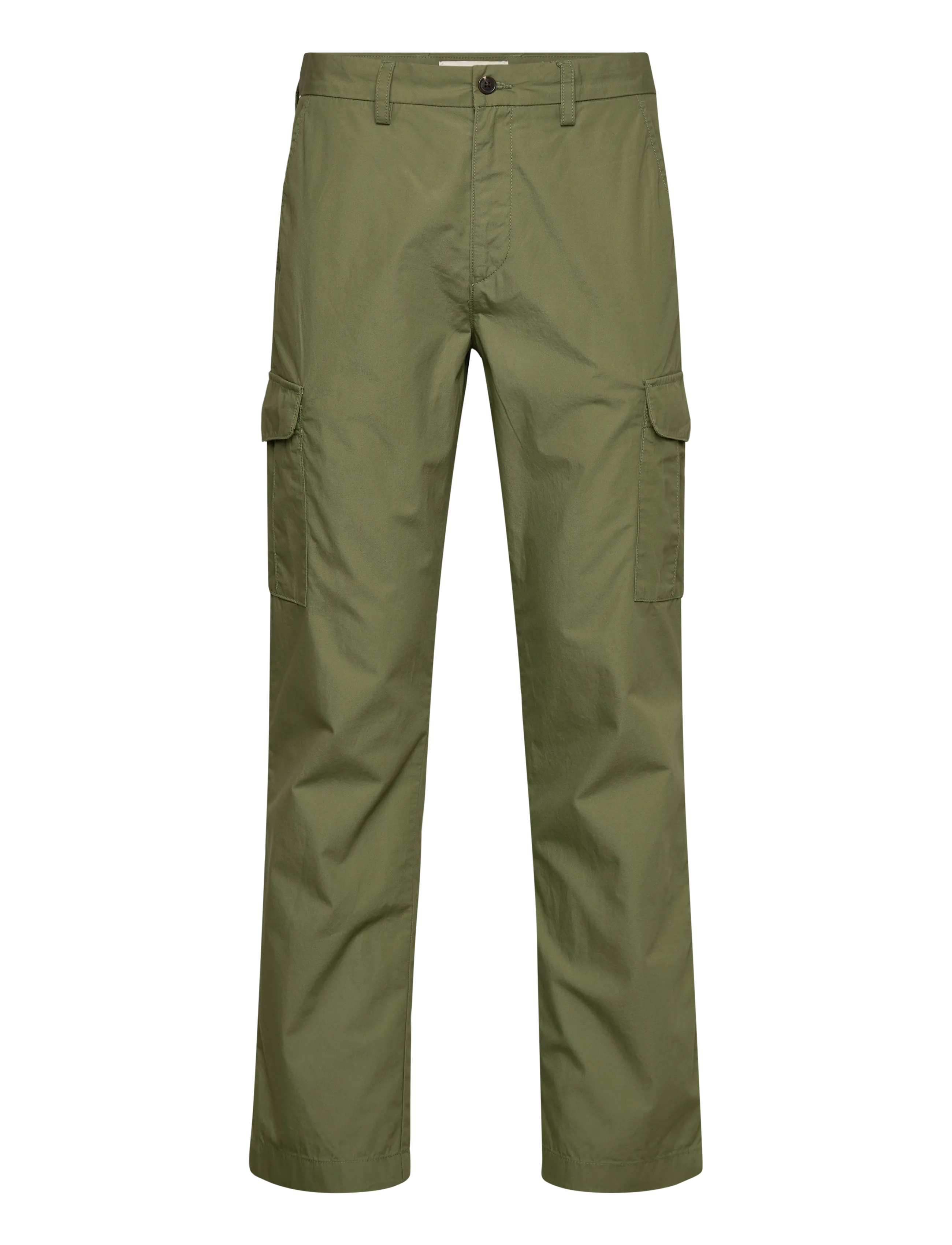 Gant - REG LIGHT COTTON CARGO PANTS - cargobyxor - dry herb green - 1